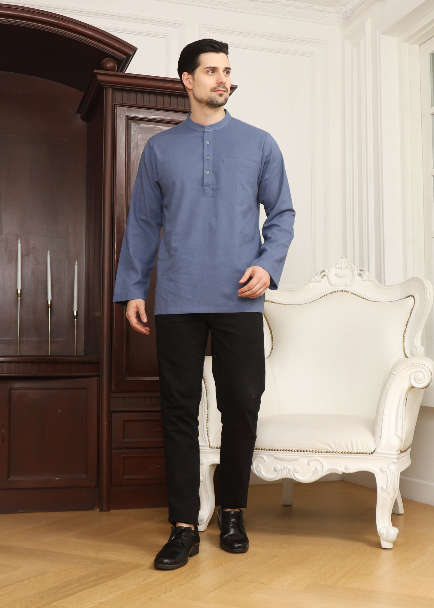 Kiyoshi Shirt - Powder Blue