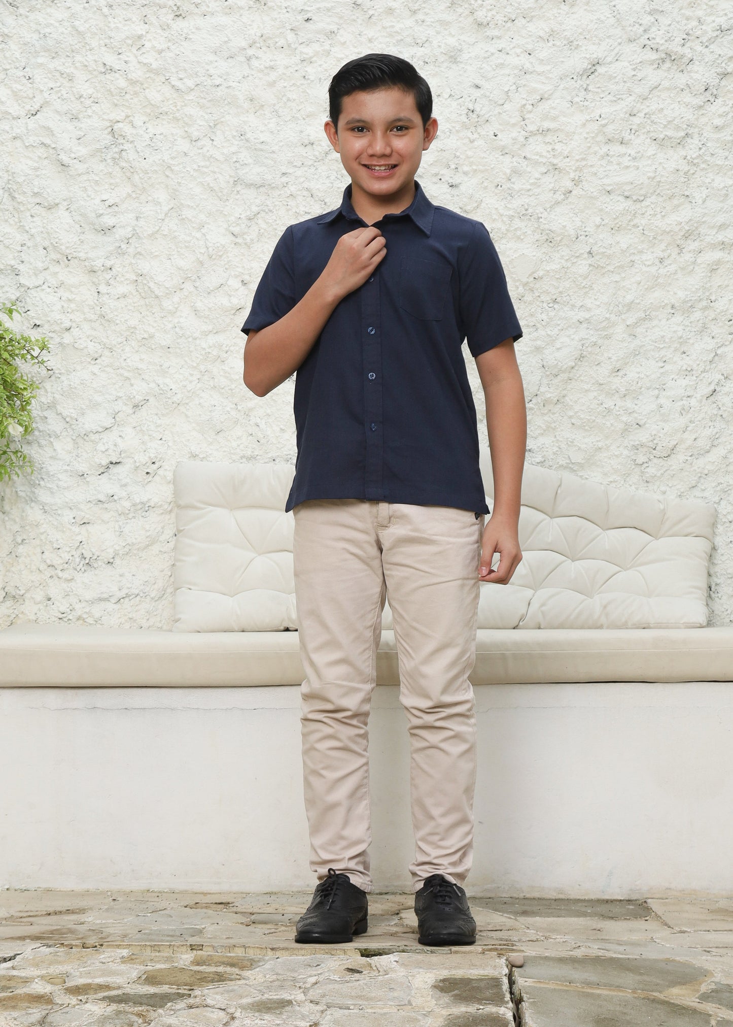 Kenji Shirt Boy - Navy