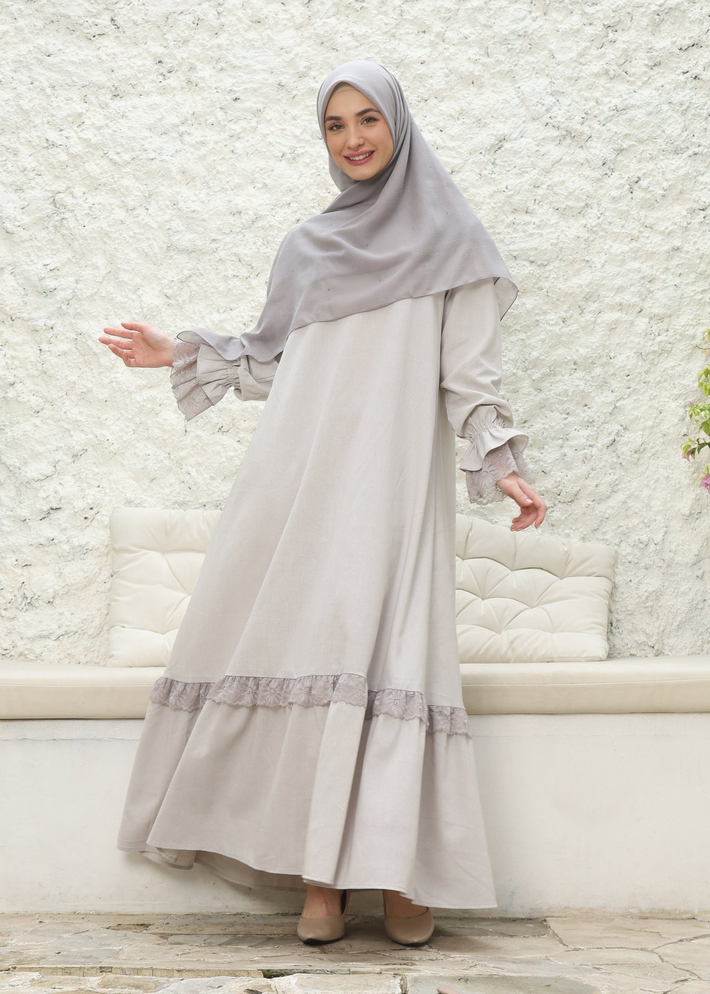 Kiyomi Dress - Cloud Cream