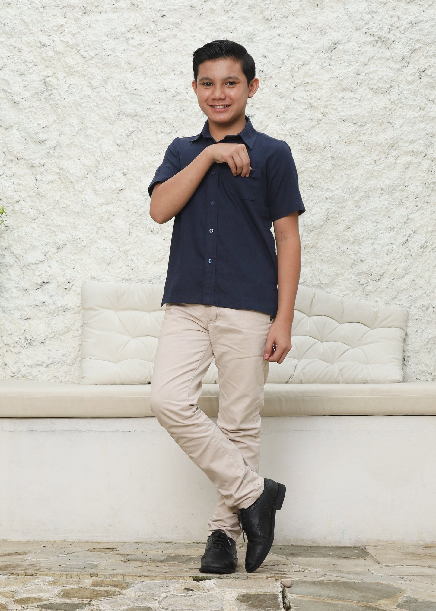 Kenji Shirt Boy - Navy