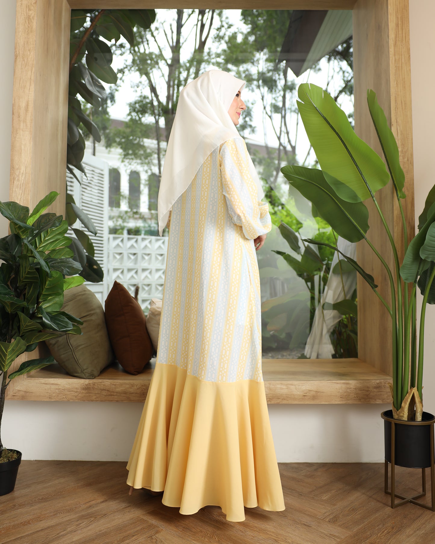 Rania Dress - Ice Banana