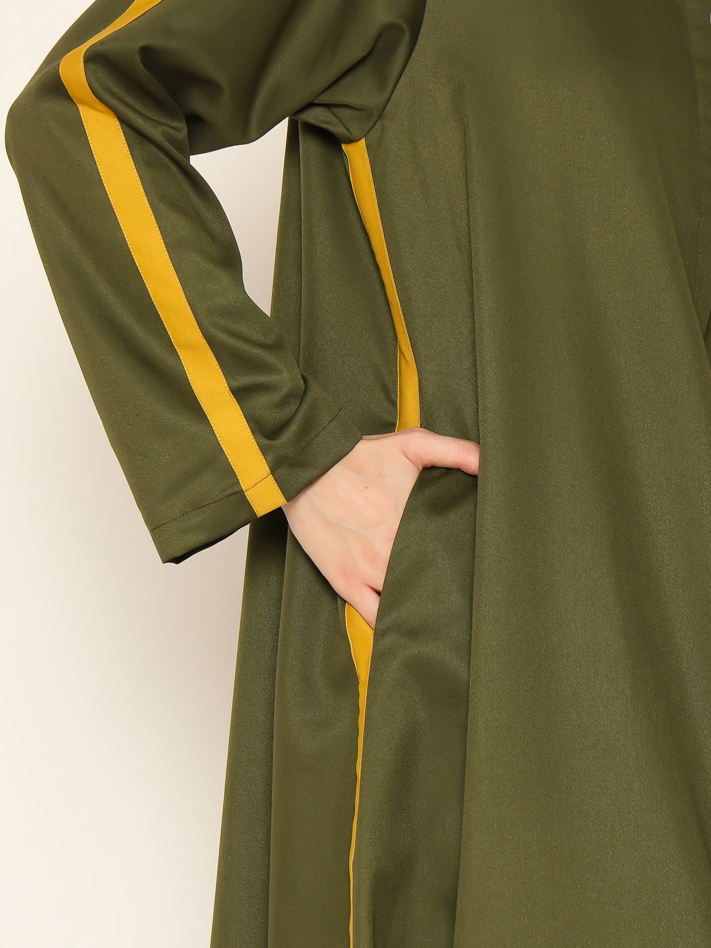 Basic Stripes Dress - Army