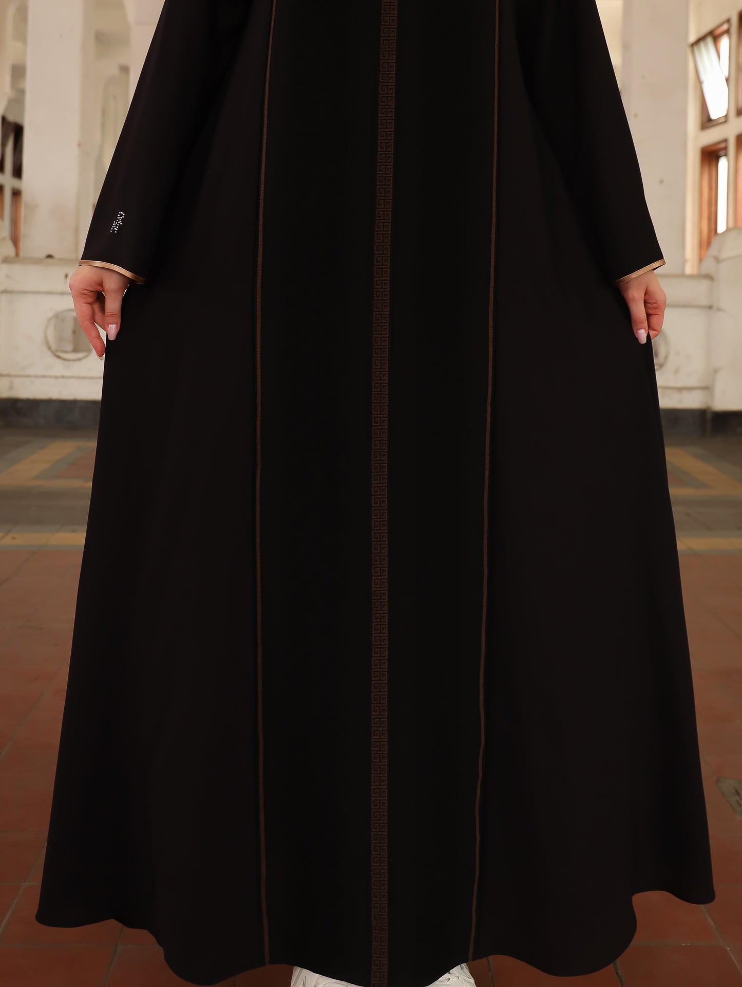 Abha Abaya - Black Antique