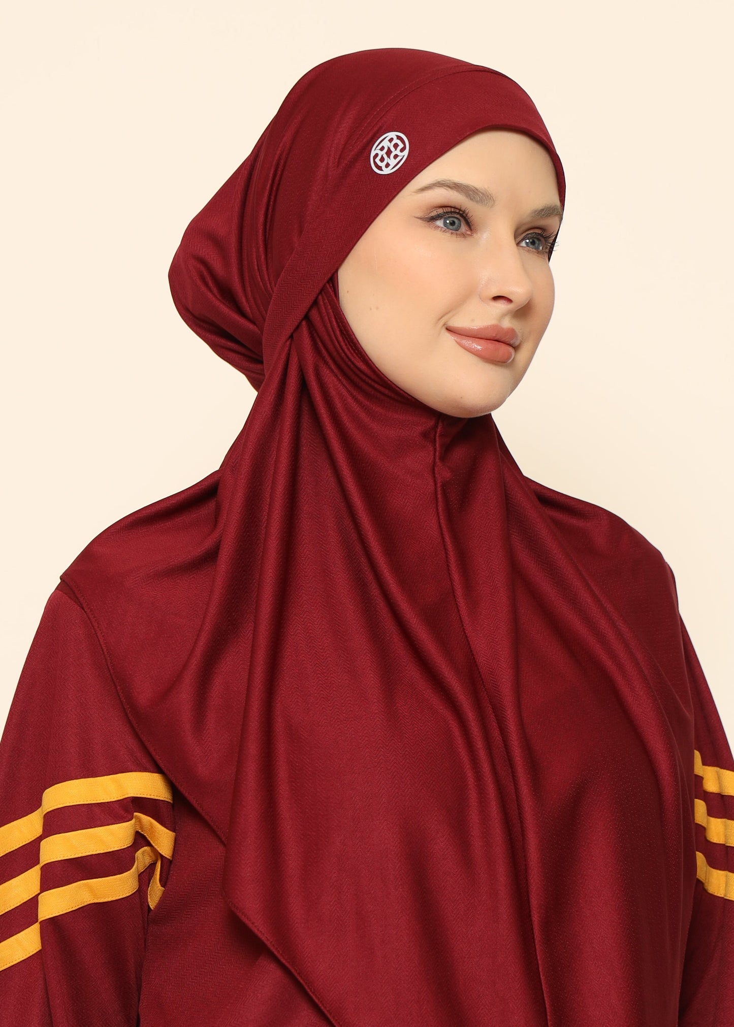 Quiver Sport Hijab - Maroon