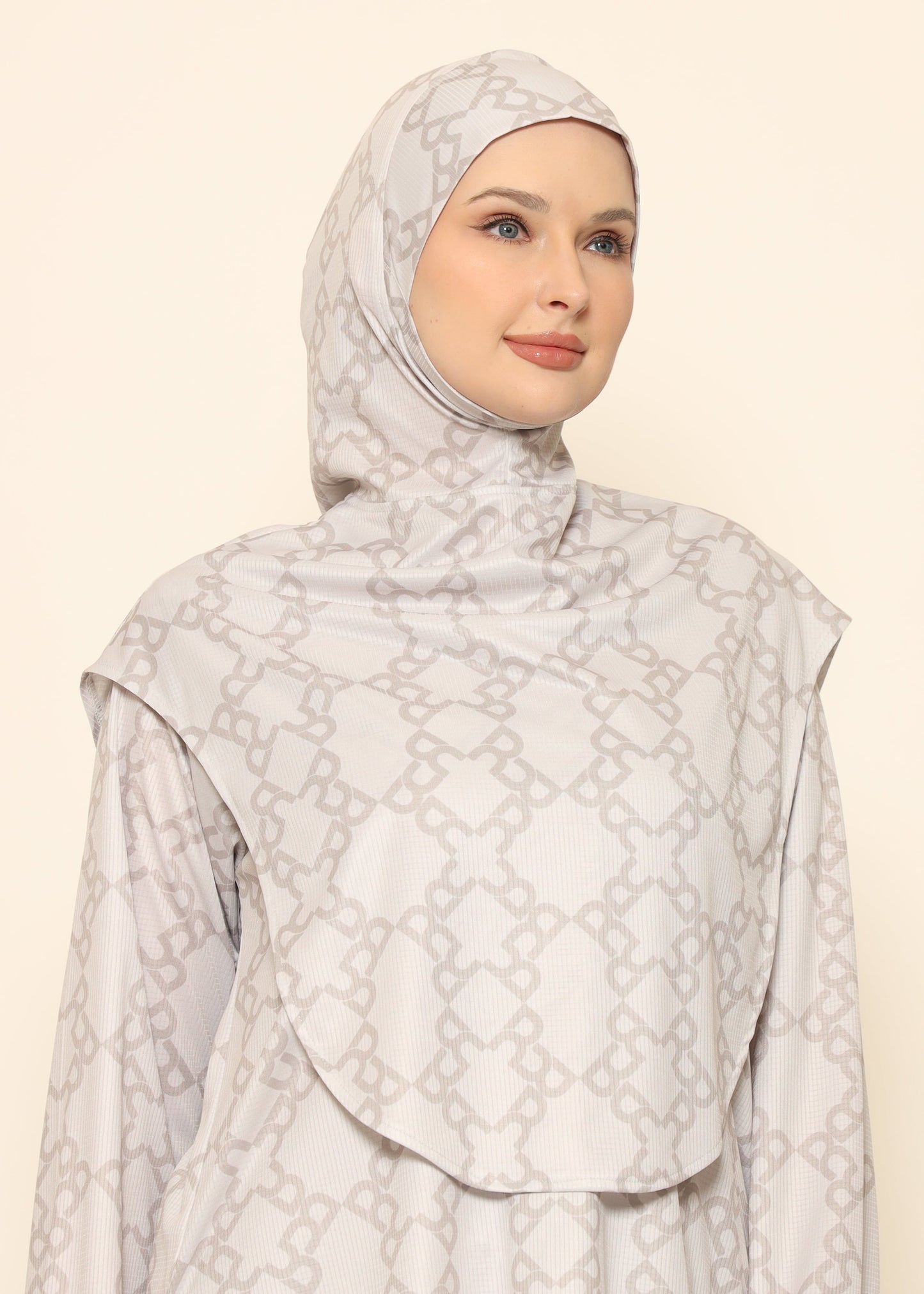 Padel Sport Hijab - Marshmallow