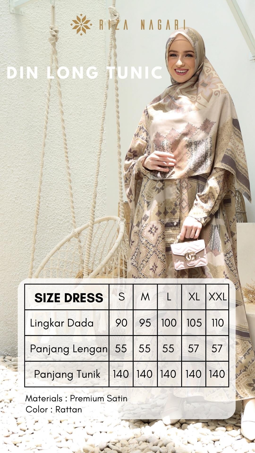 Din Long Tunic - Rattan