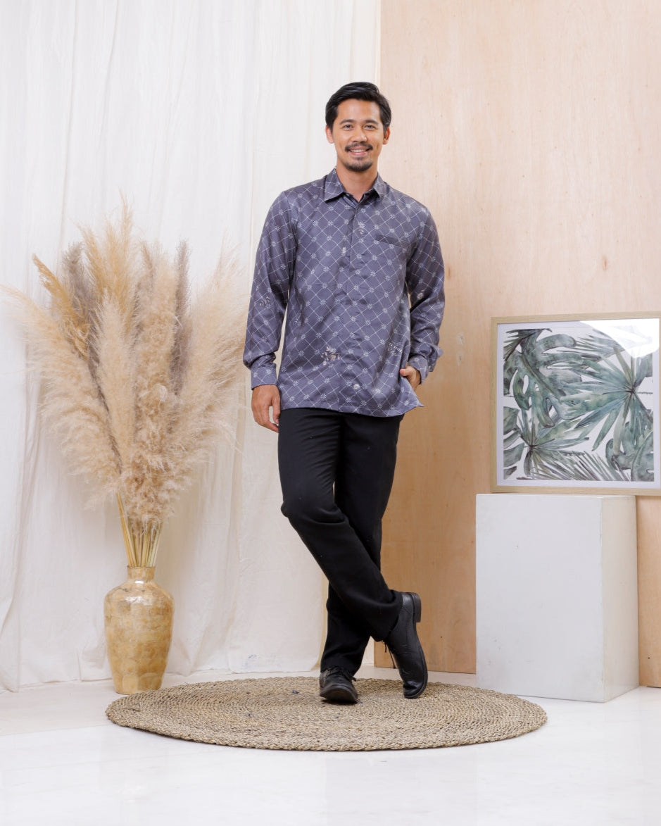 Suji Mono Shirt - Navy