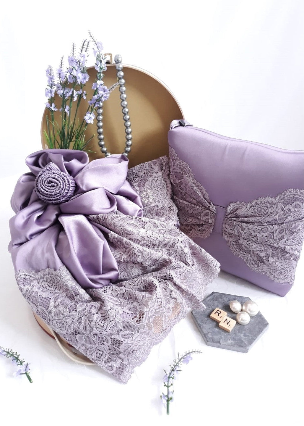 Lace Prayer Robe - Lavender