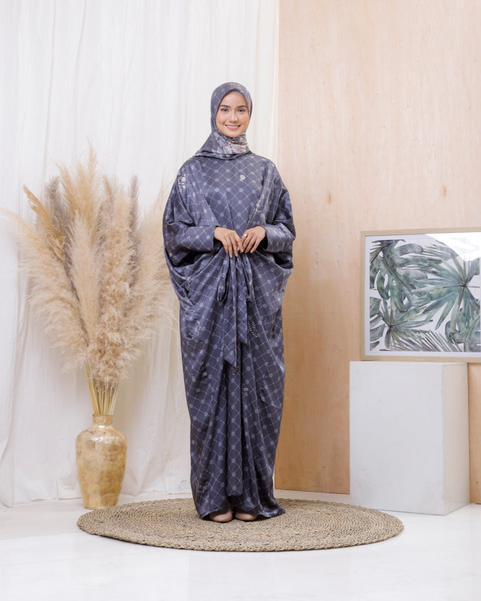 Suji Mono Kaftan - Navy