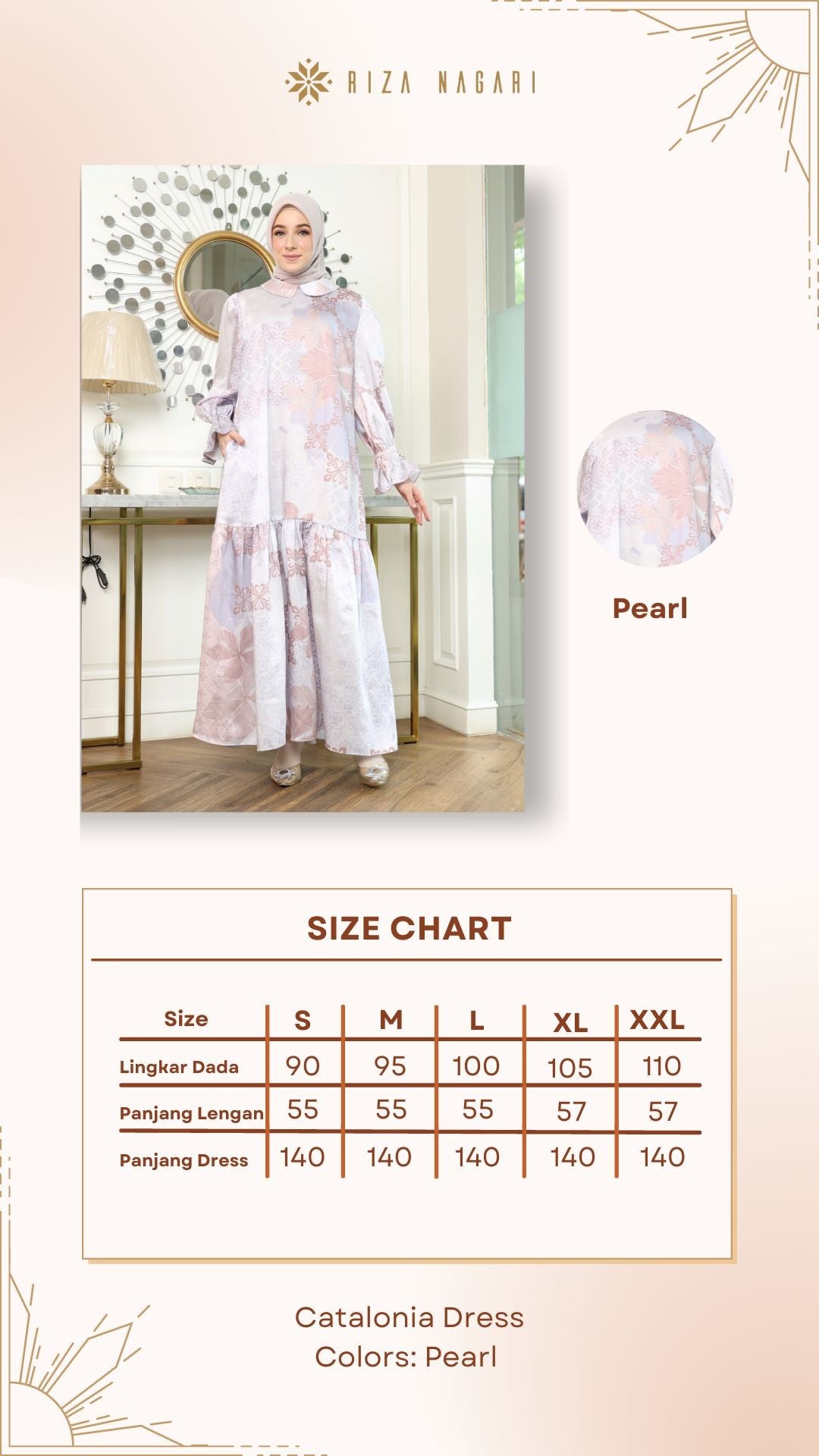 Catalonia Dress - Pearl