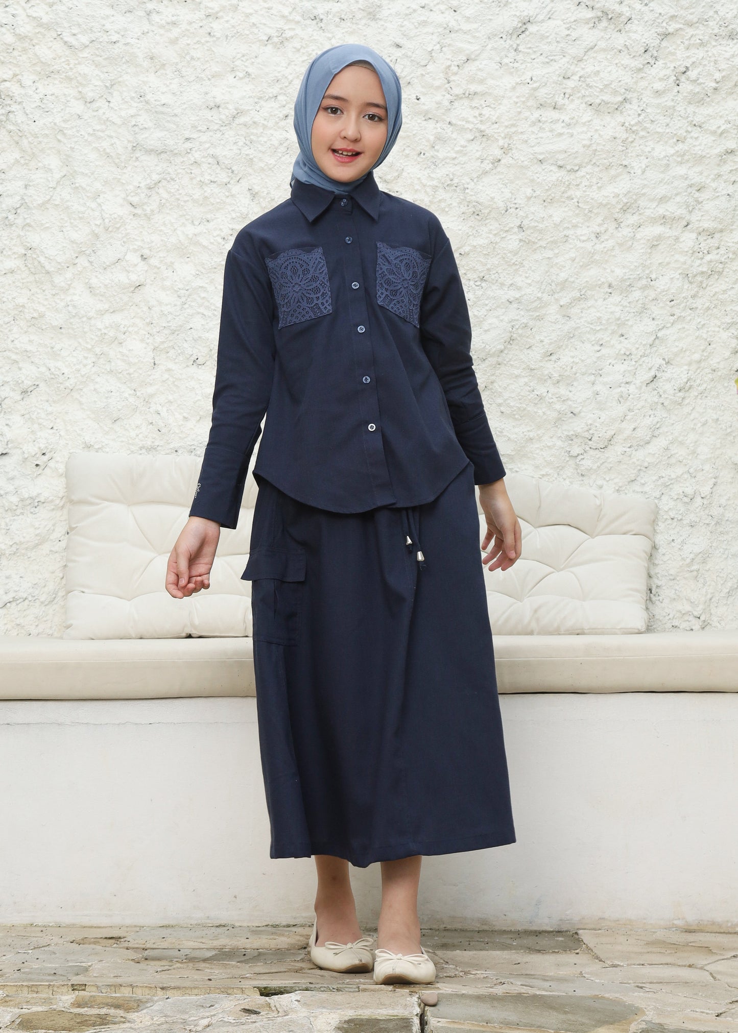 Kimi One Set Girl - Navy