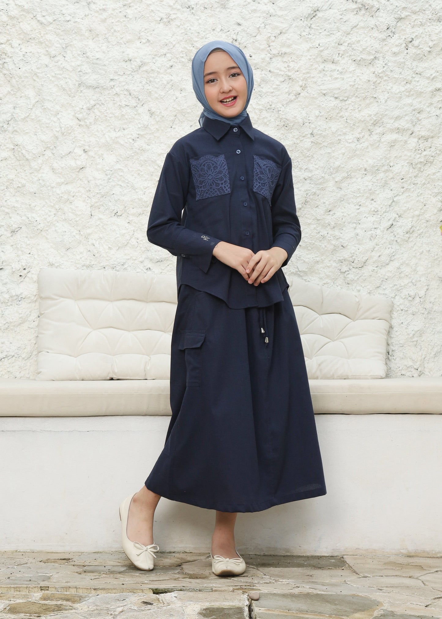 Kimi One Set Girl - Navy