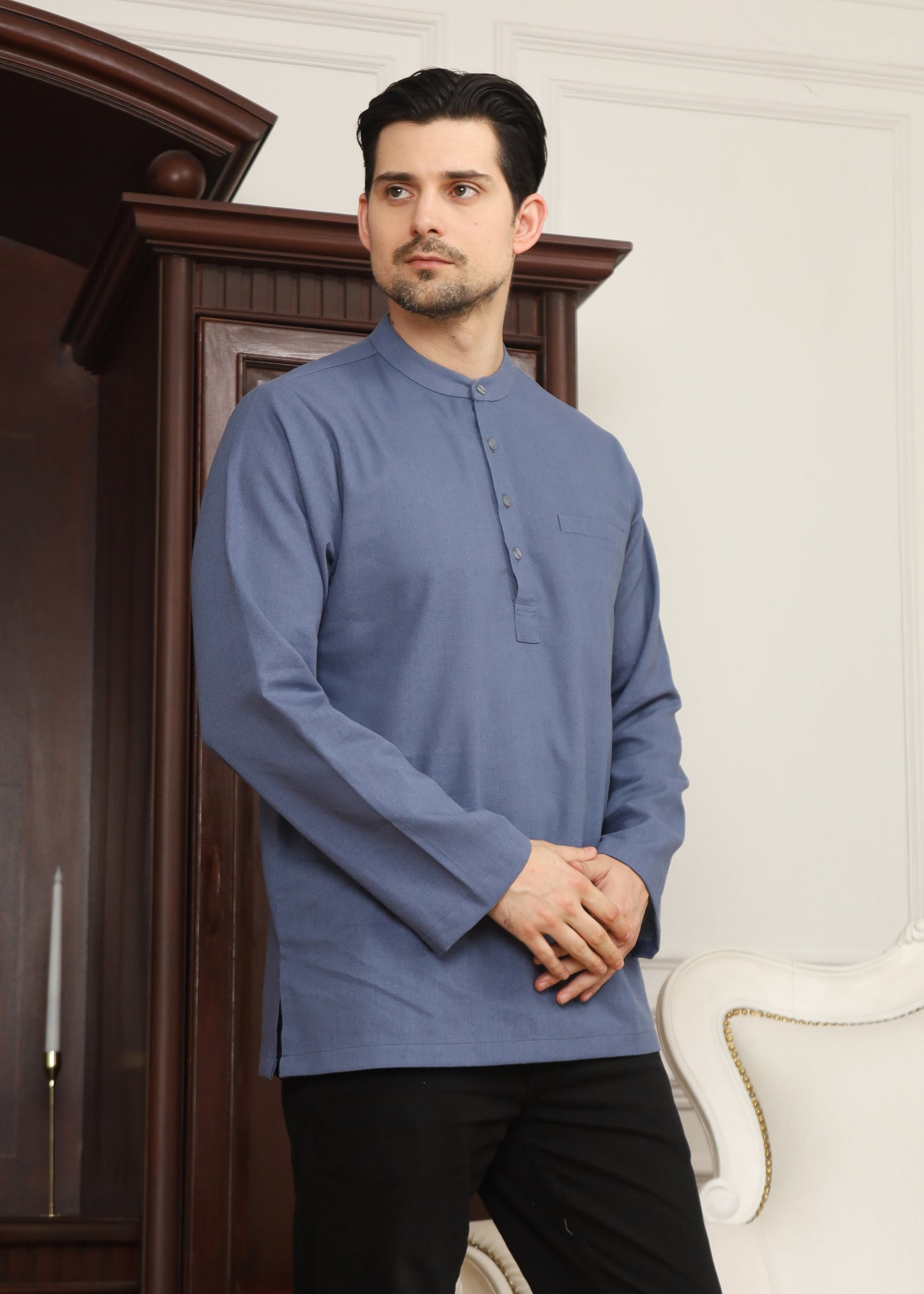 Kiyoshi Shirt - Powder Blue