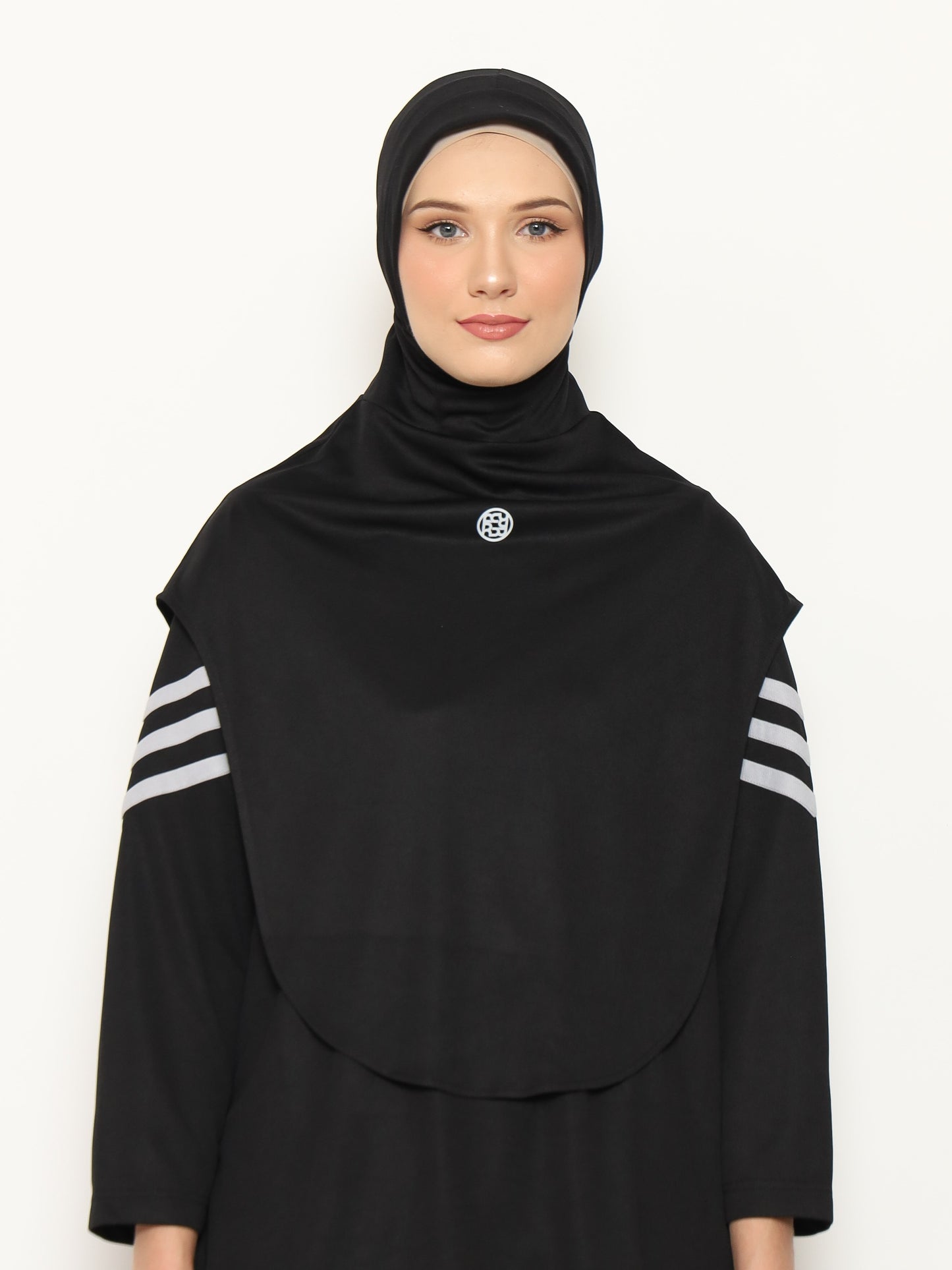 Bow Sport Hijab - Black