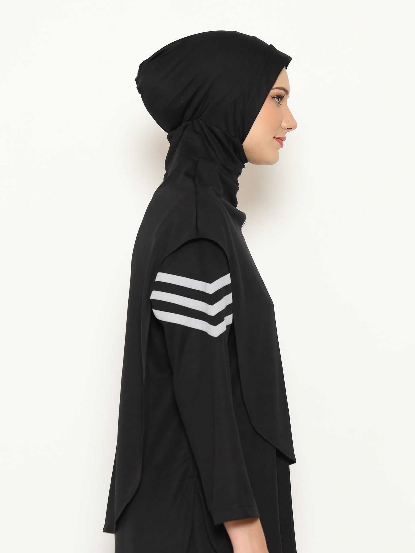 Bow Sport Hijab - Black