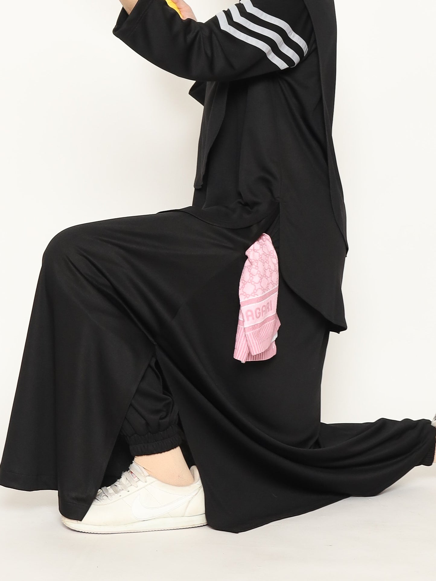 Bow Pants Skirt - Black