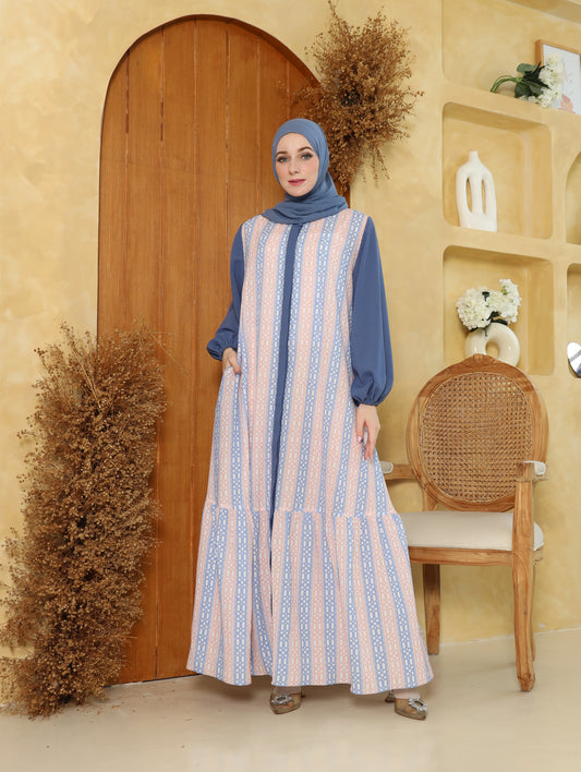 Layla Dress Outer - Rose Serenity