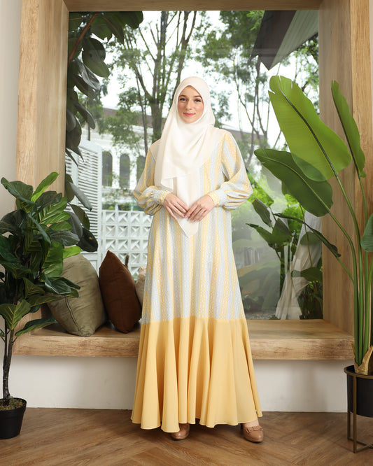 Rania Dress - Ice Banana