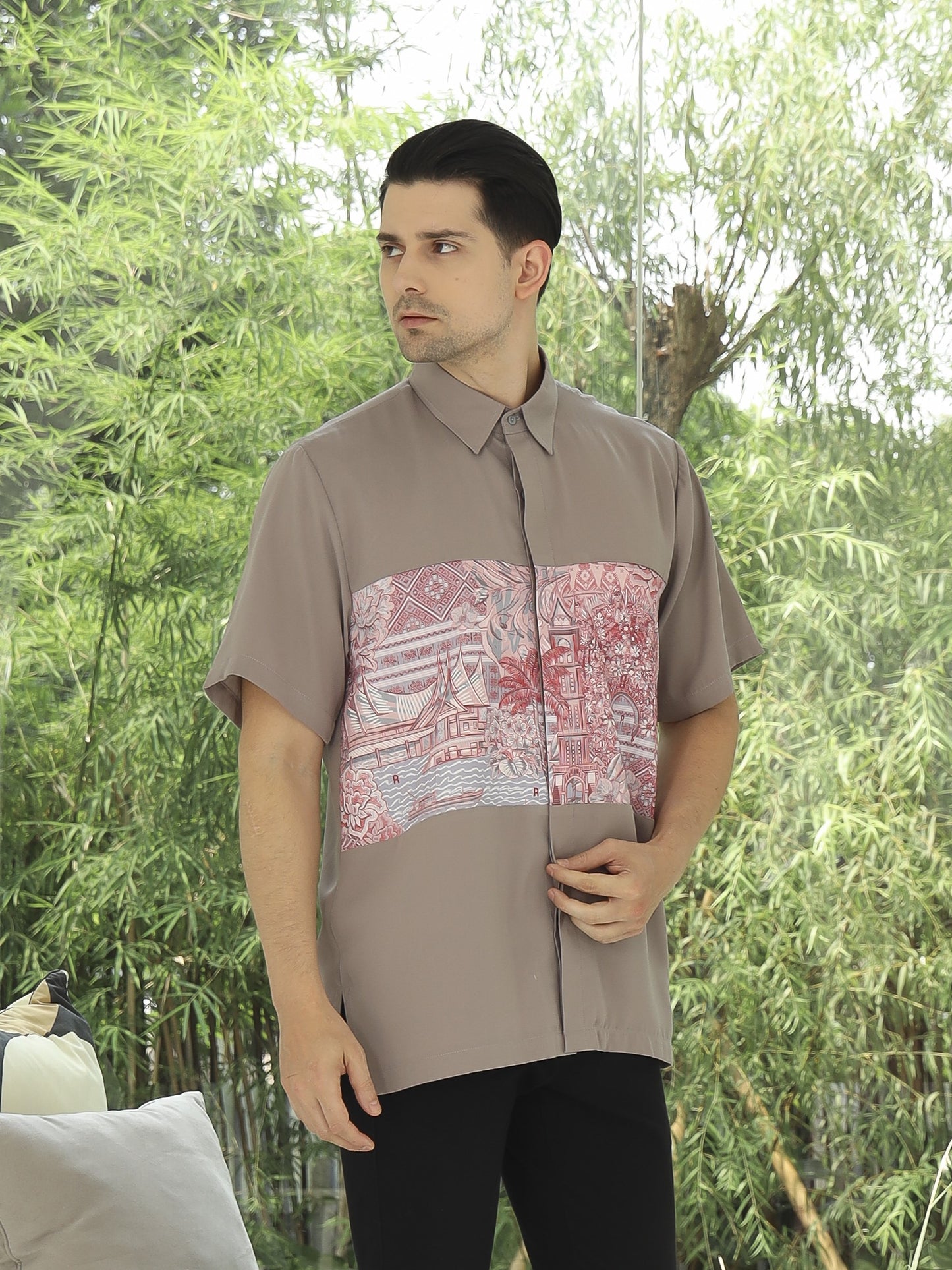 Mujua Shirt - Cherry