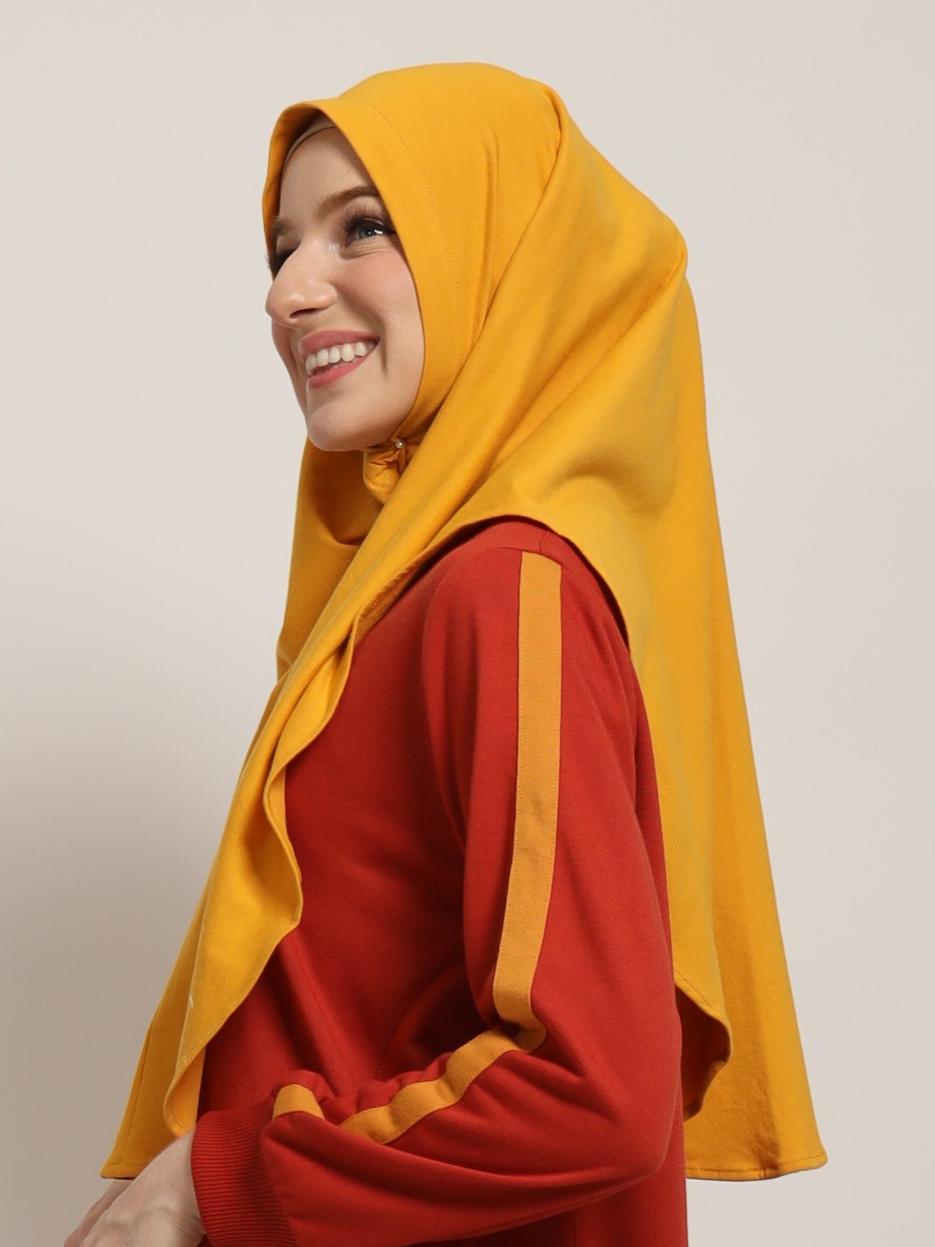 Clicker Sport Hijab - Mustard