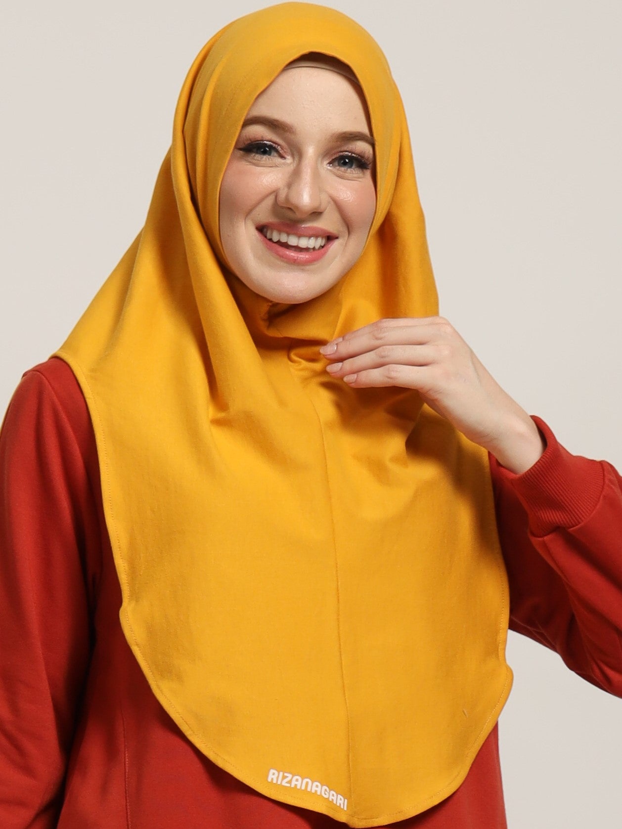 Clicker Sport Hijab - Mustard