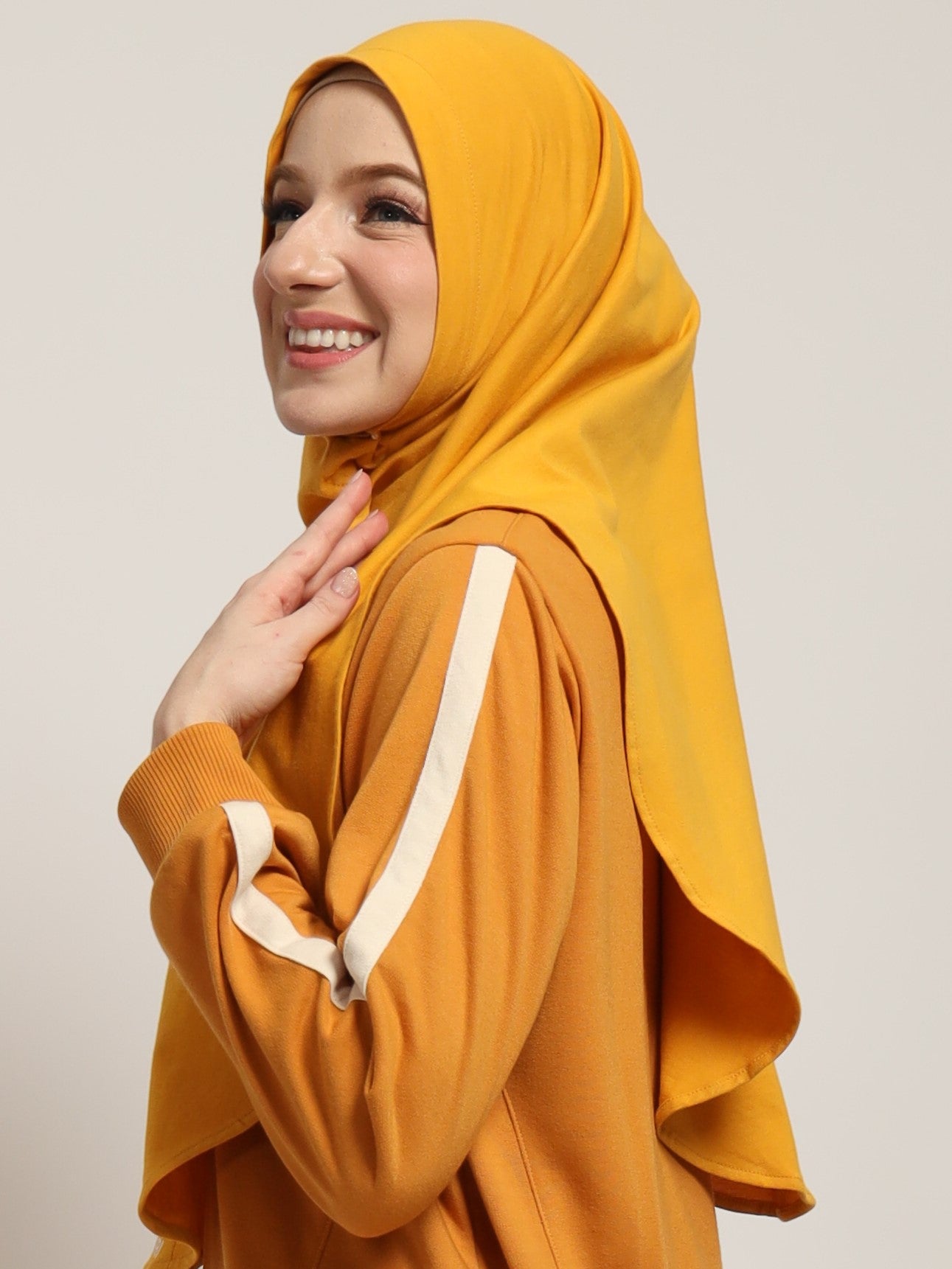 Clicker Sport Hijab - Mustard