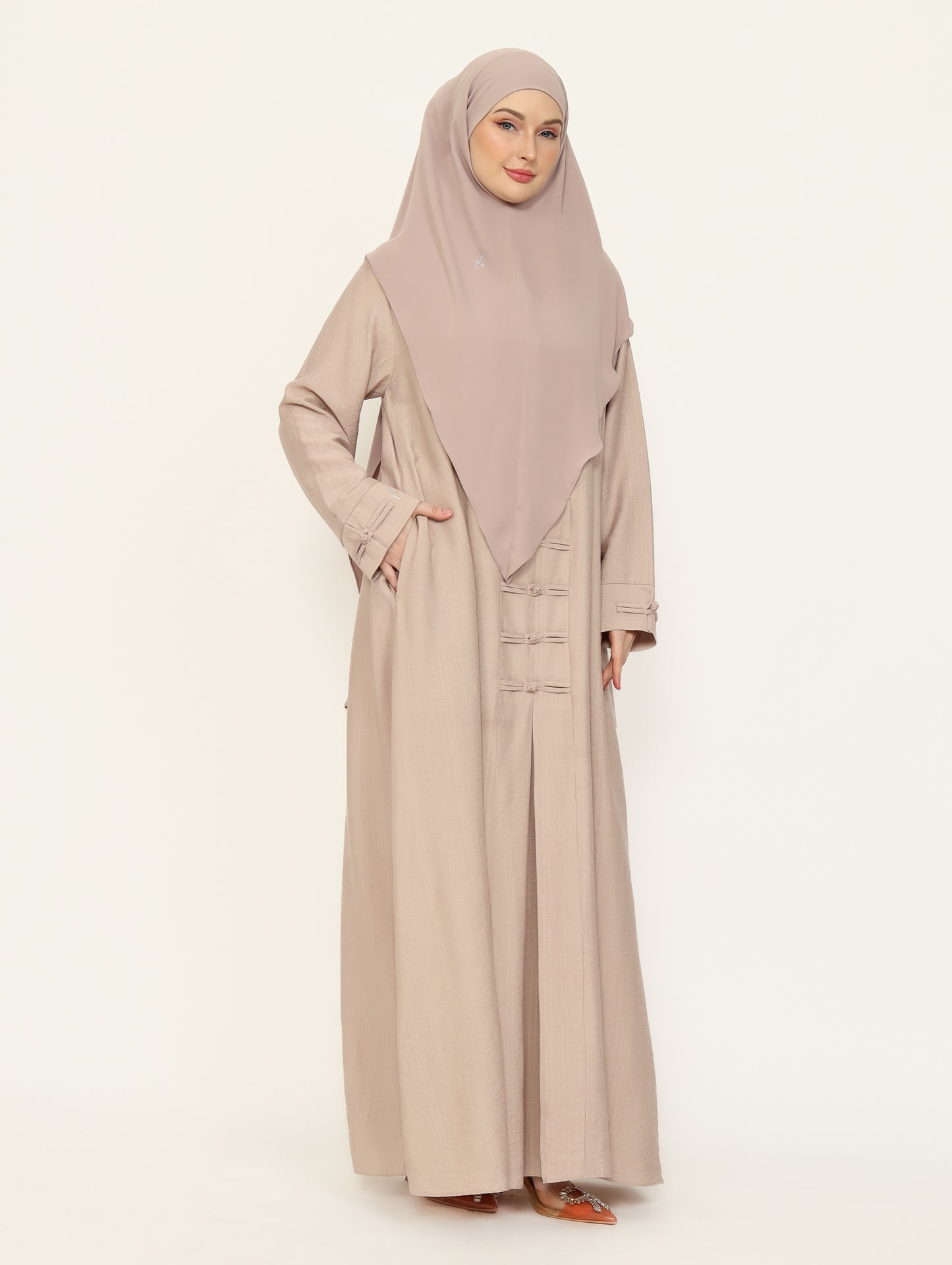 Lily Abaya - Peach Fuzz