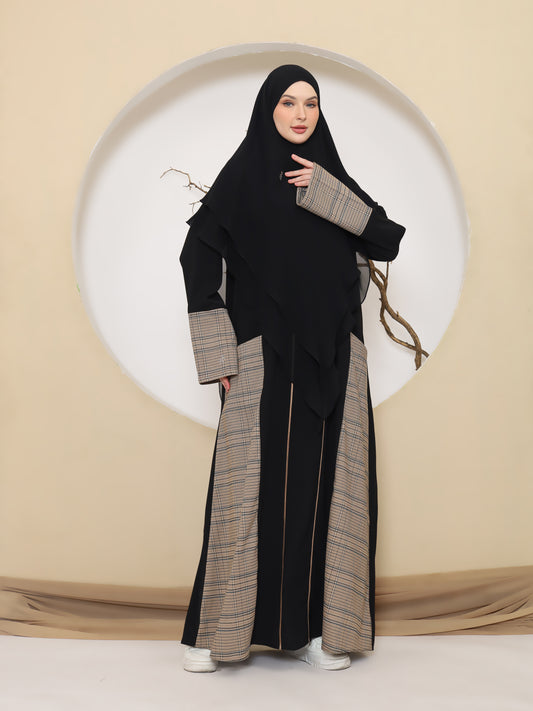 Shaybah Abaya - Black Akaroa