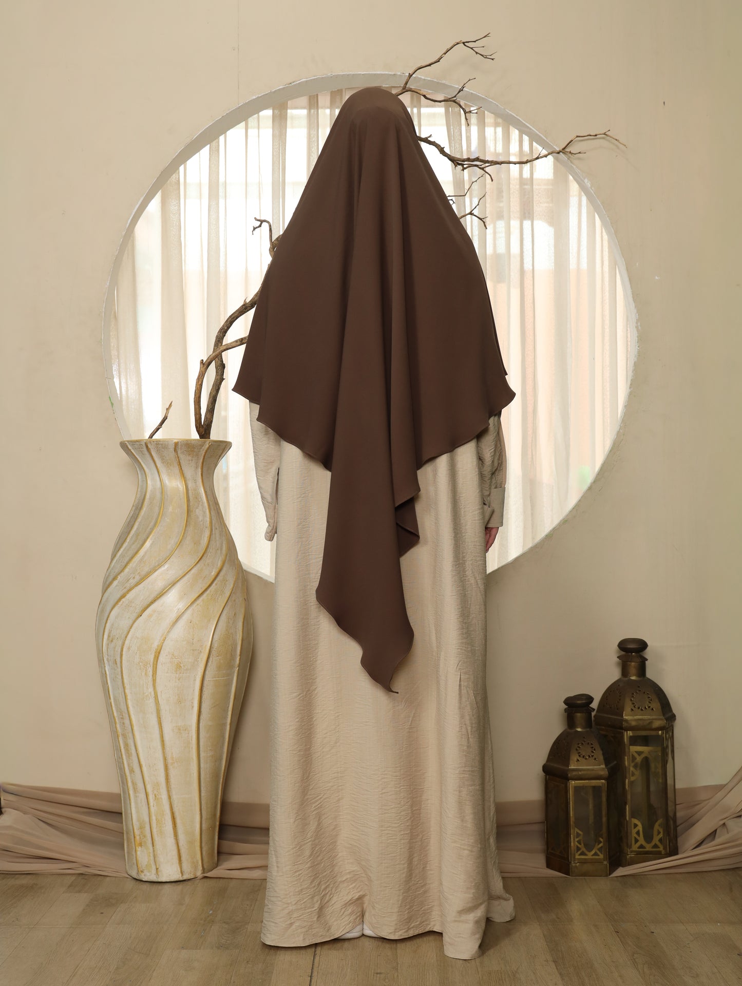 Slouchy Abaya - Natural