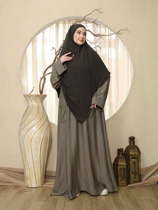 Slouchy Abaya - Olive