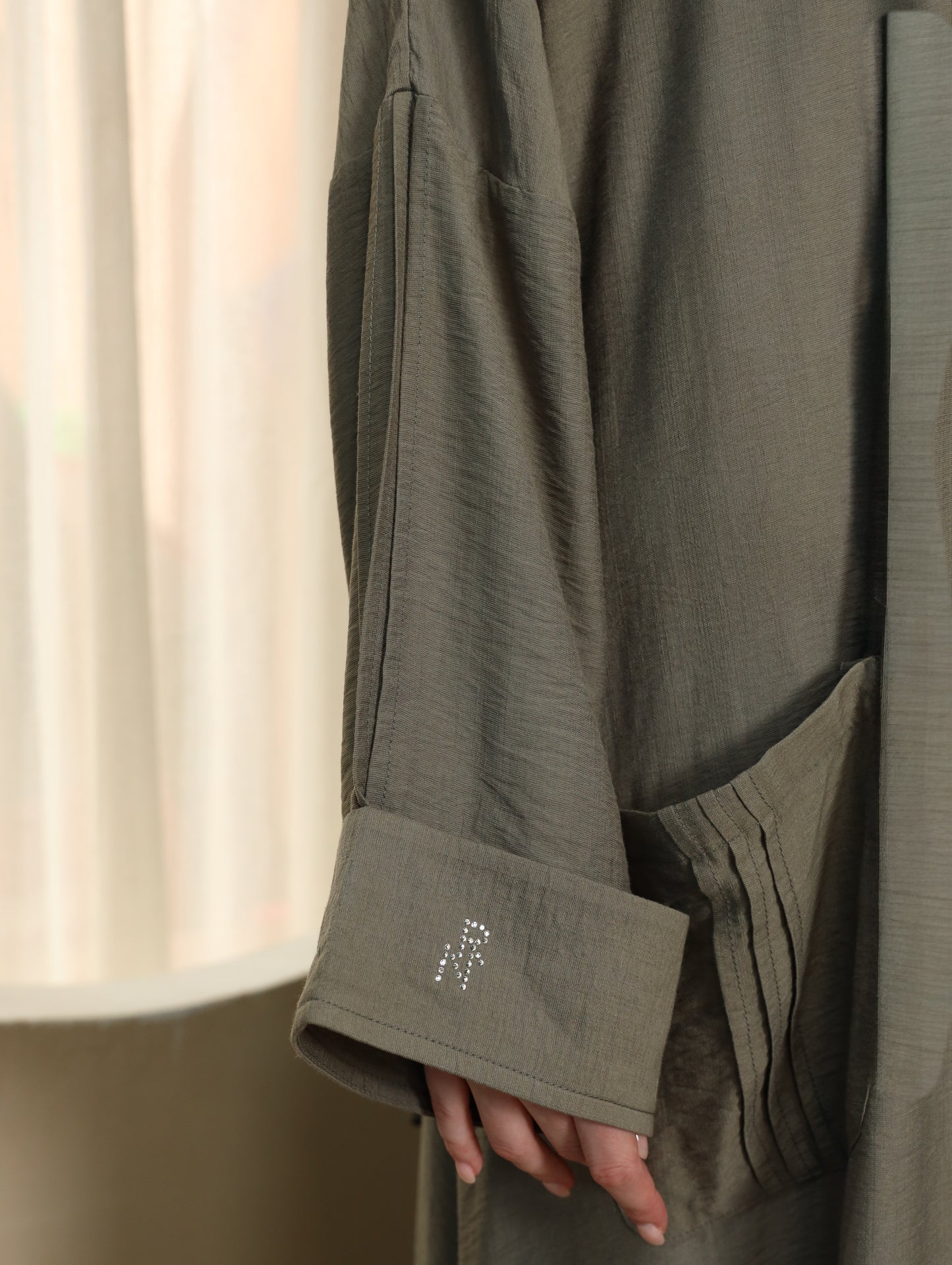 Slouchy Abaya - Olive