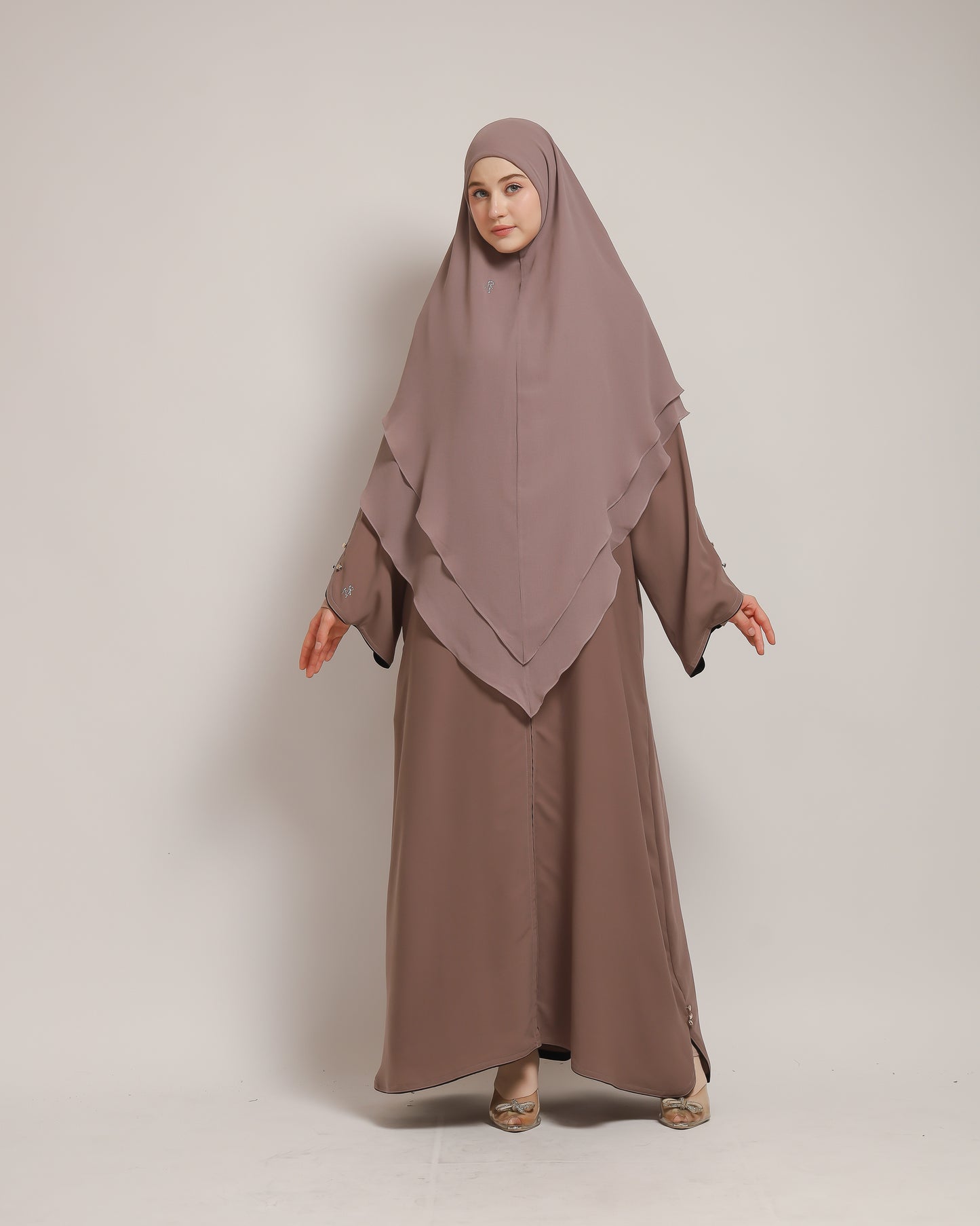 Zhafira Abaya -  Mocha Mousse