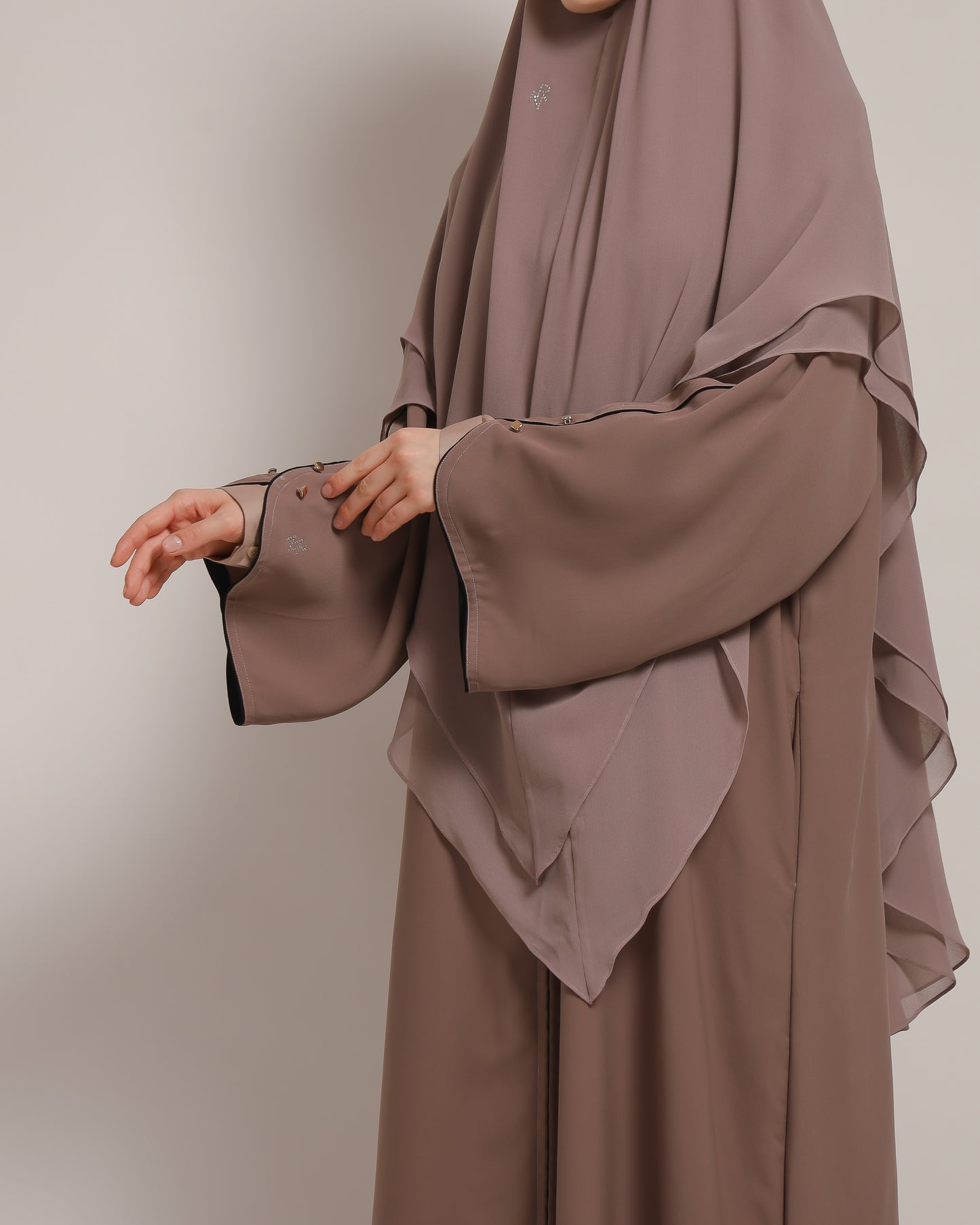Zhafira Abaya -  Mocha Mousse