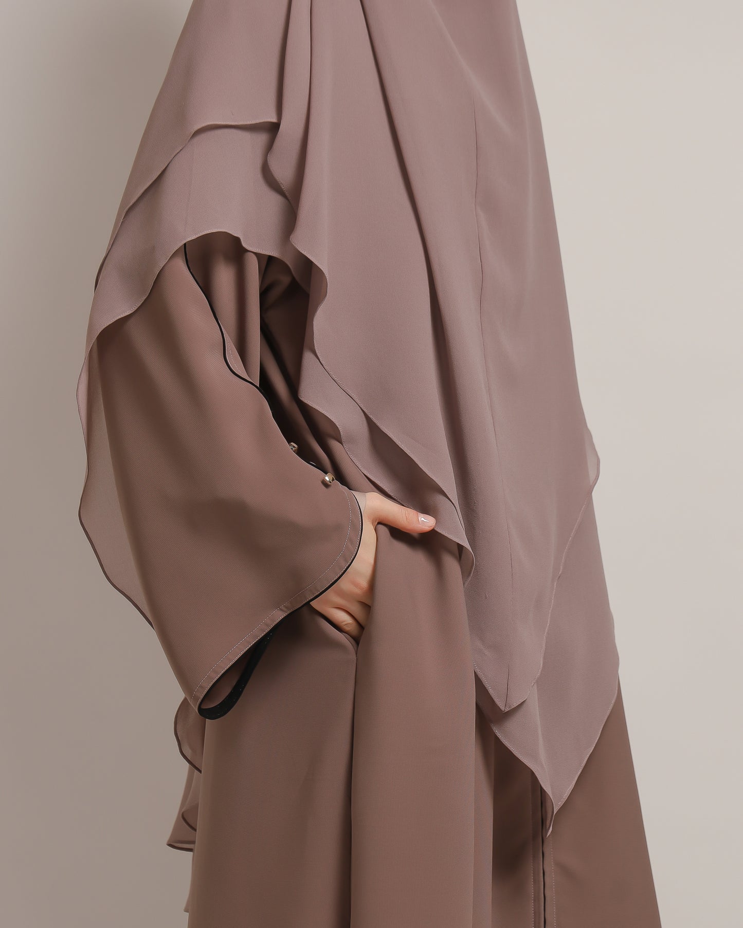 Zhafira Abaya -  Mocha Mousse