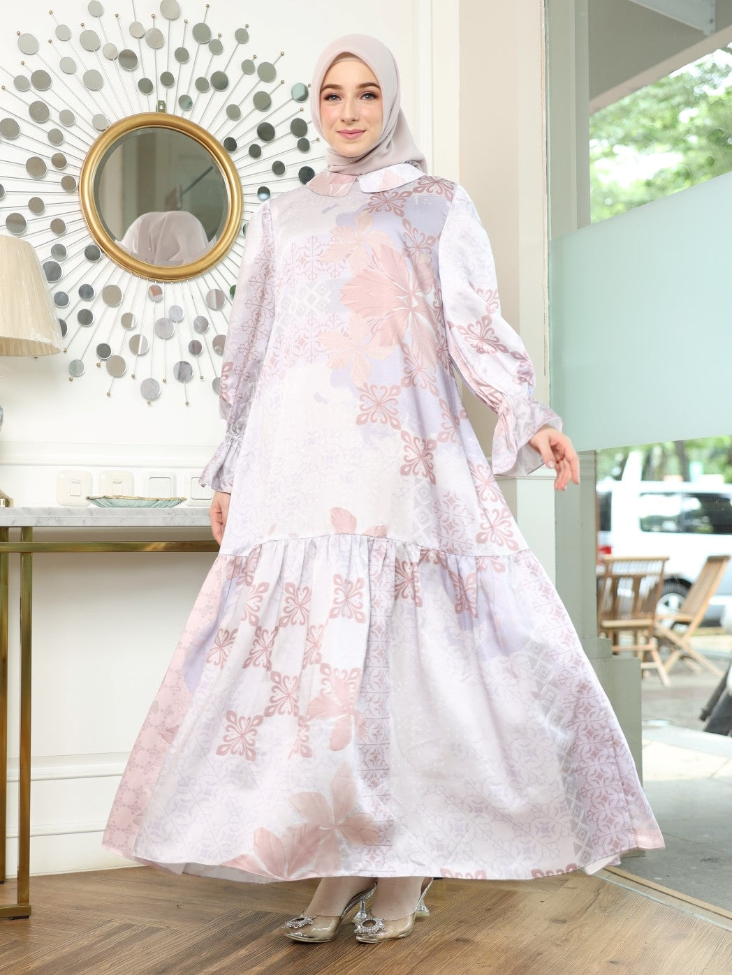 Catalonia Dress - Pearl