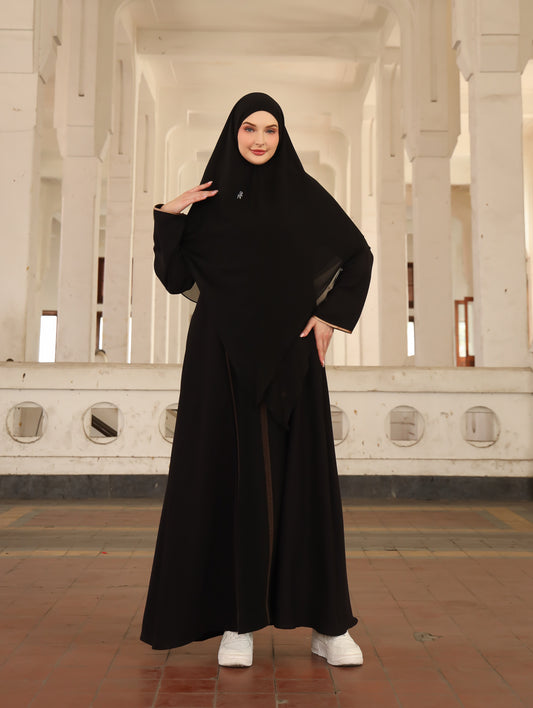 Abha Abaya - Black Antique