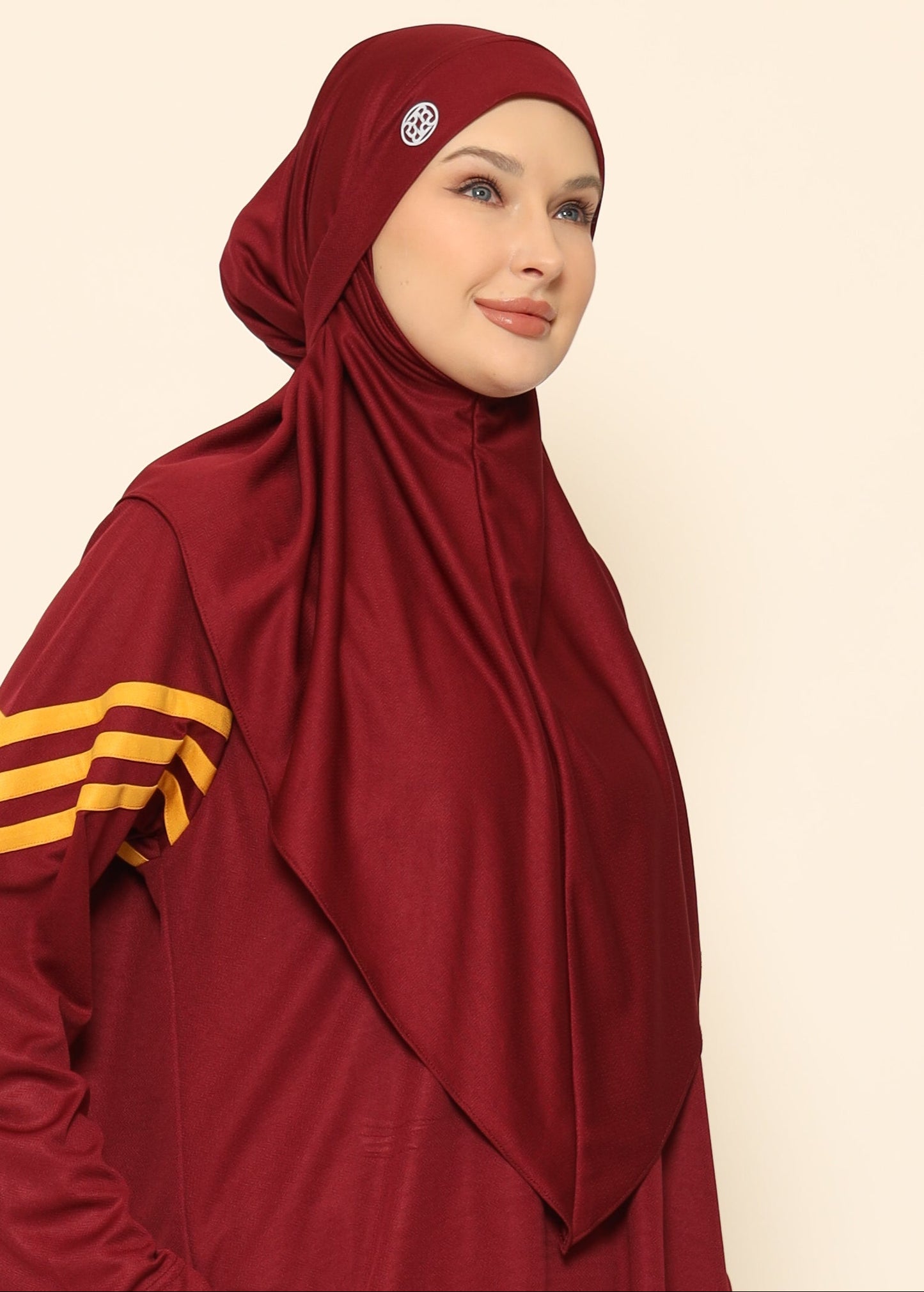 Quiver Sport Hijab - Maroon