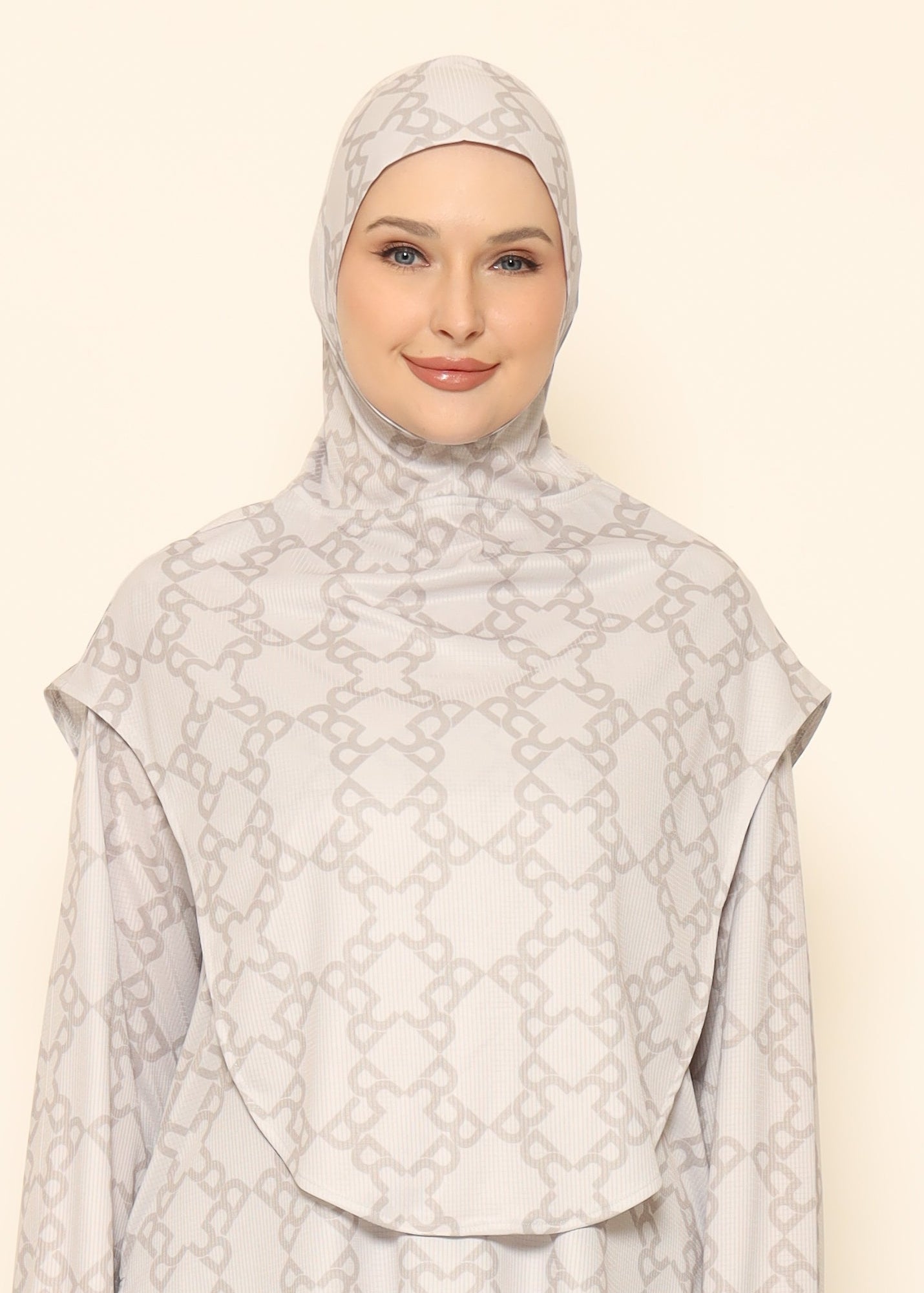 Padel Sport Hijab - Marshmallow