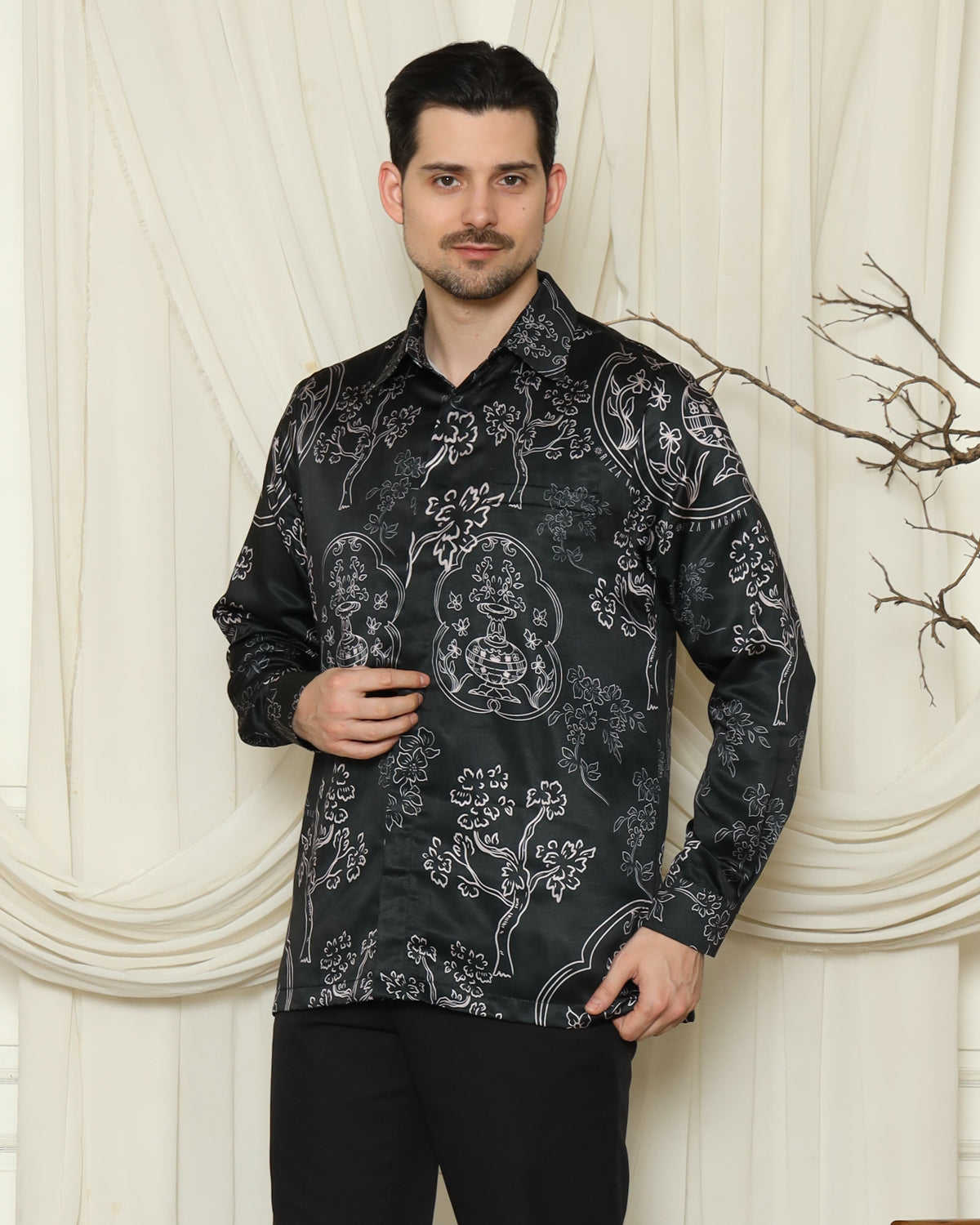 Sahzade Shirt - Ebony