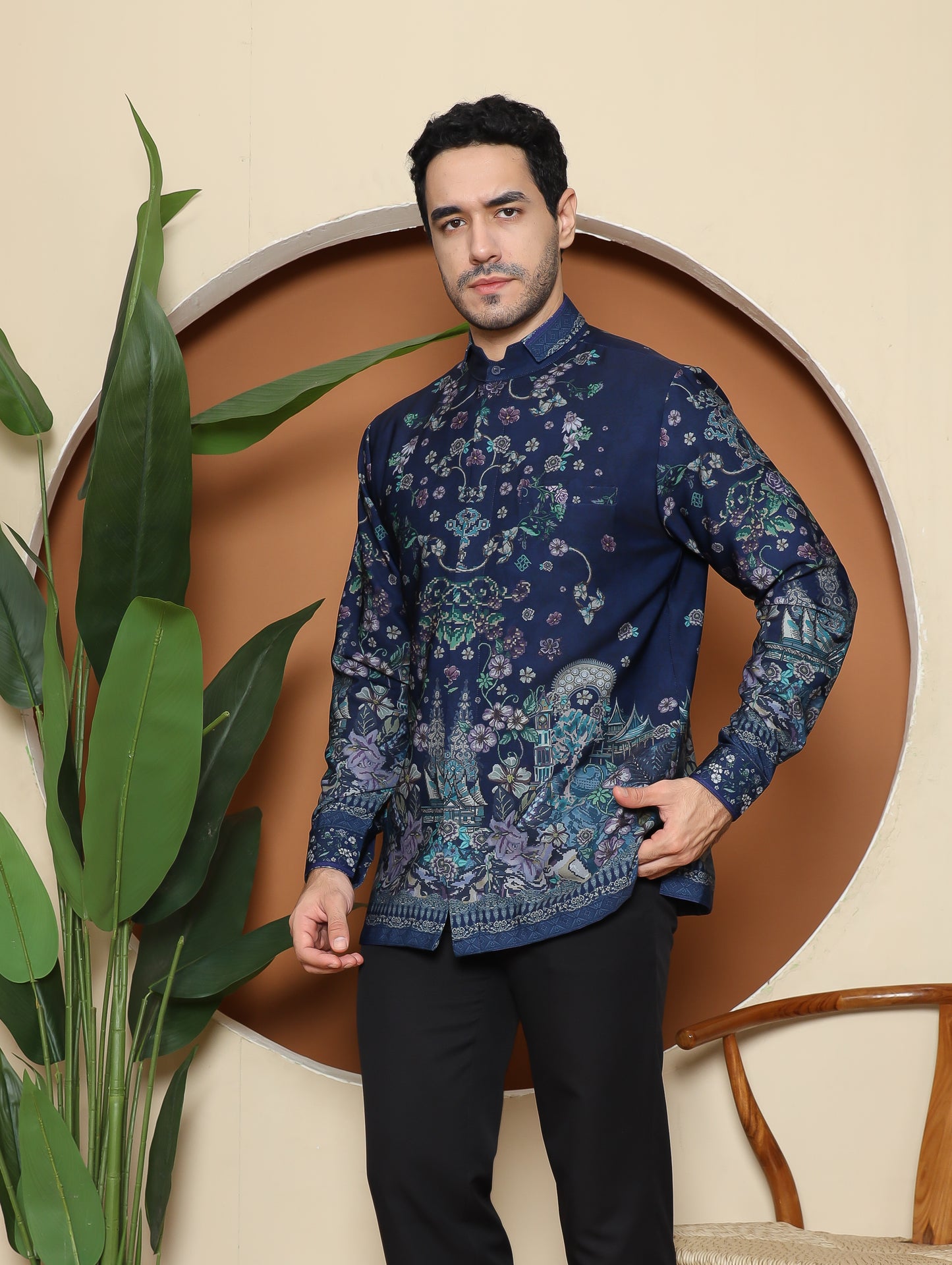 Bujang Shirt - Navy