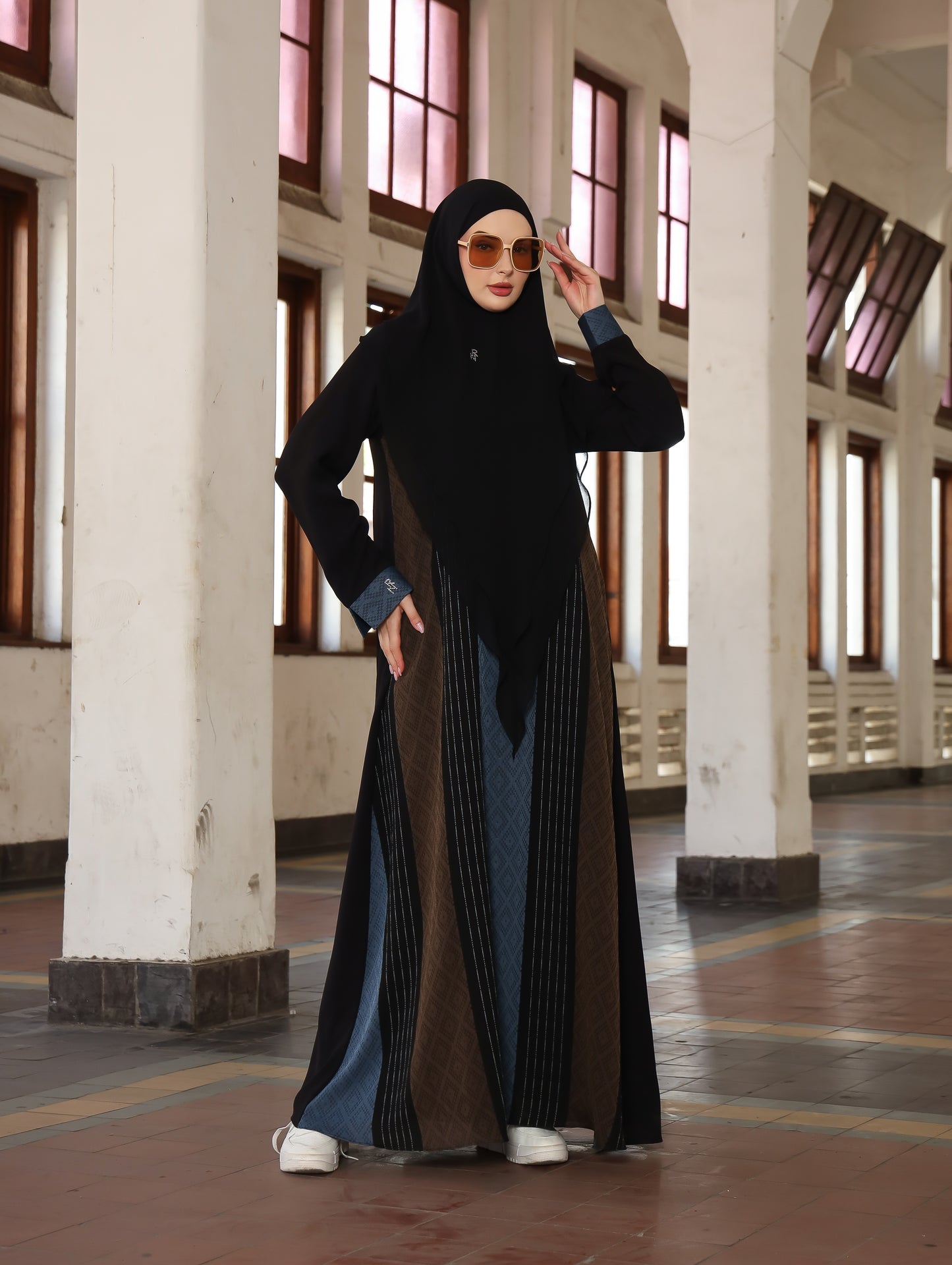 Taif Abaya - Fiord Blue