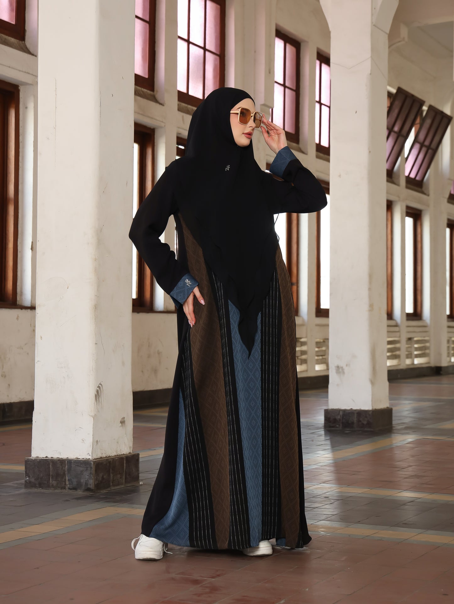 Taif Abaya - Fiord Blue