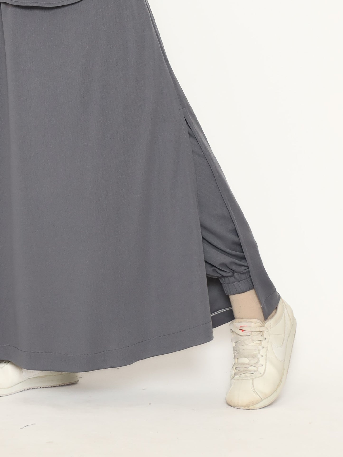 Bow Pants Skirt - Dark Grey