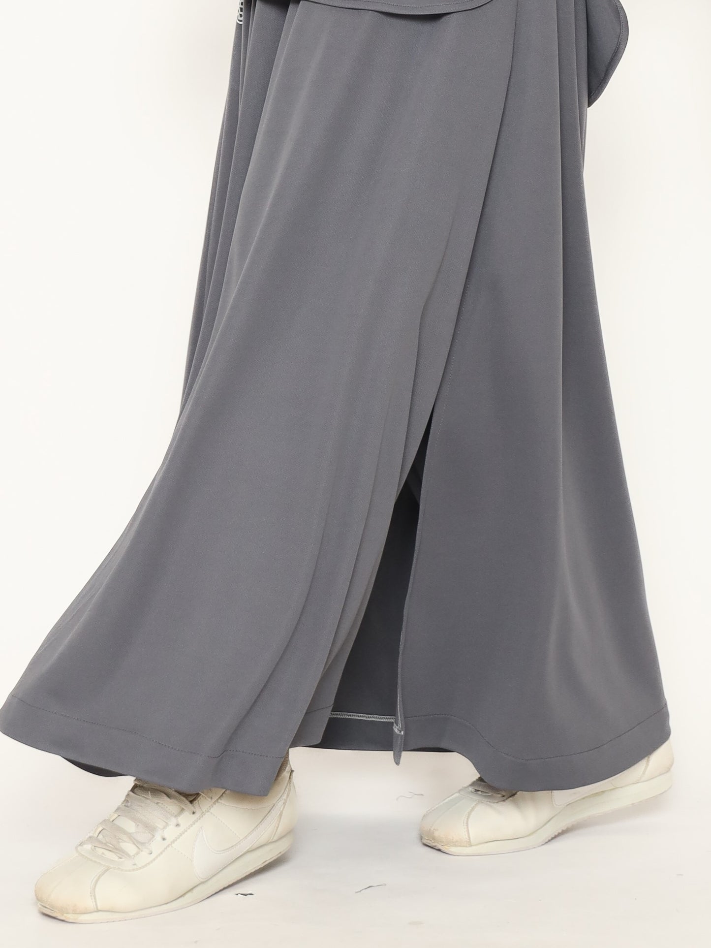 Bow Pants Skirt - Dark Grey