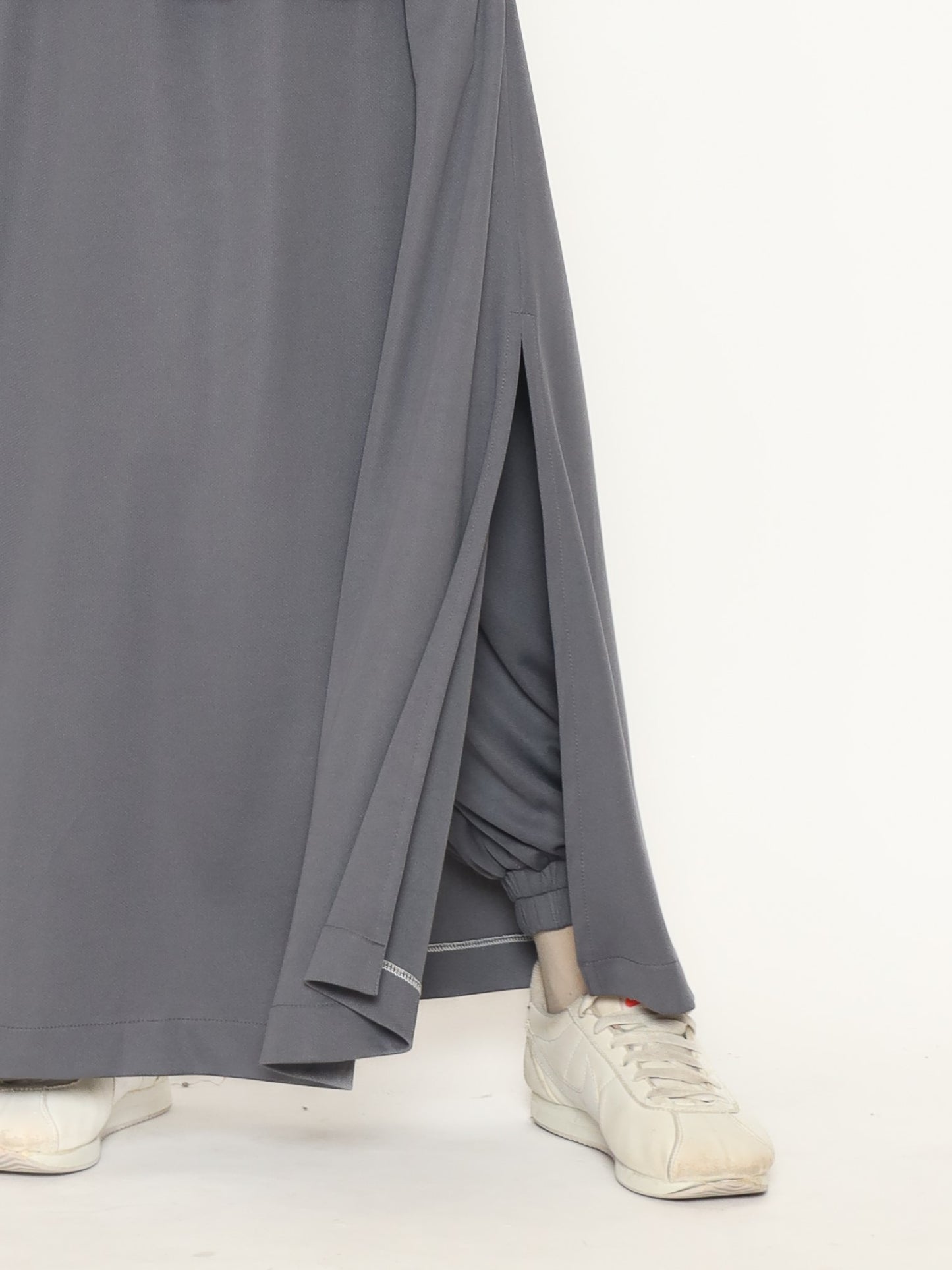 Bow Pants Skirt - Dark Grey