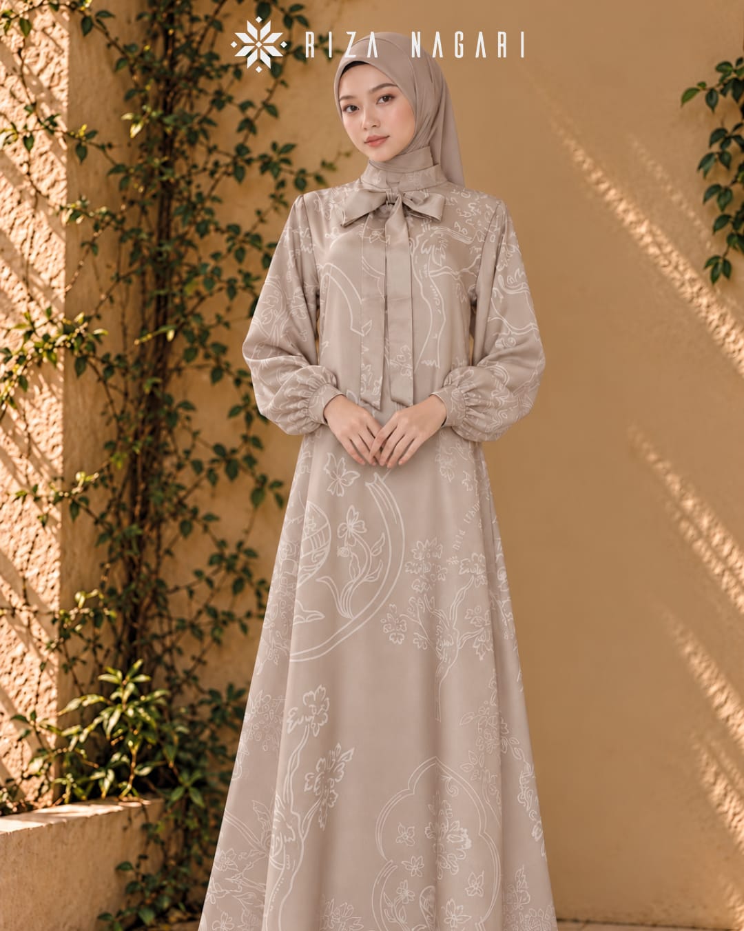 Ribbon Dress - Cream