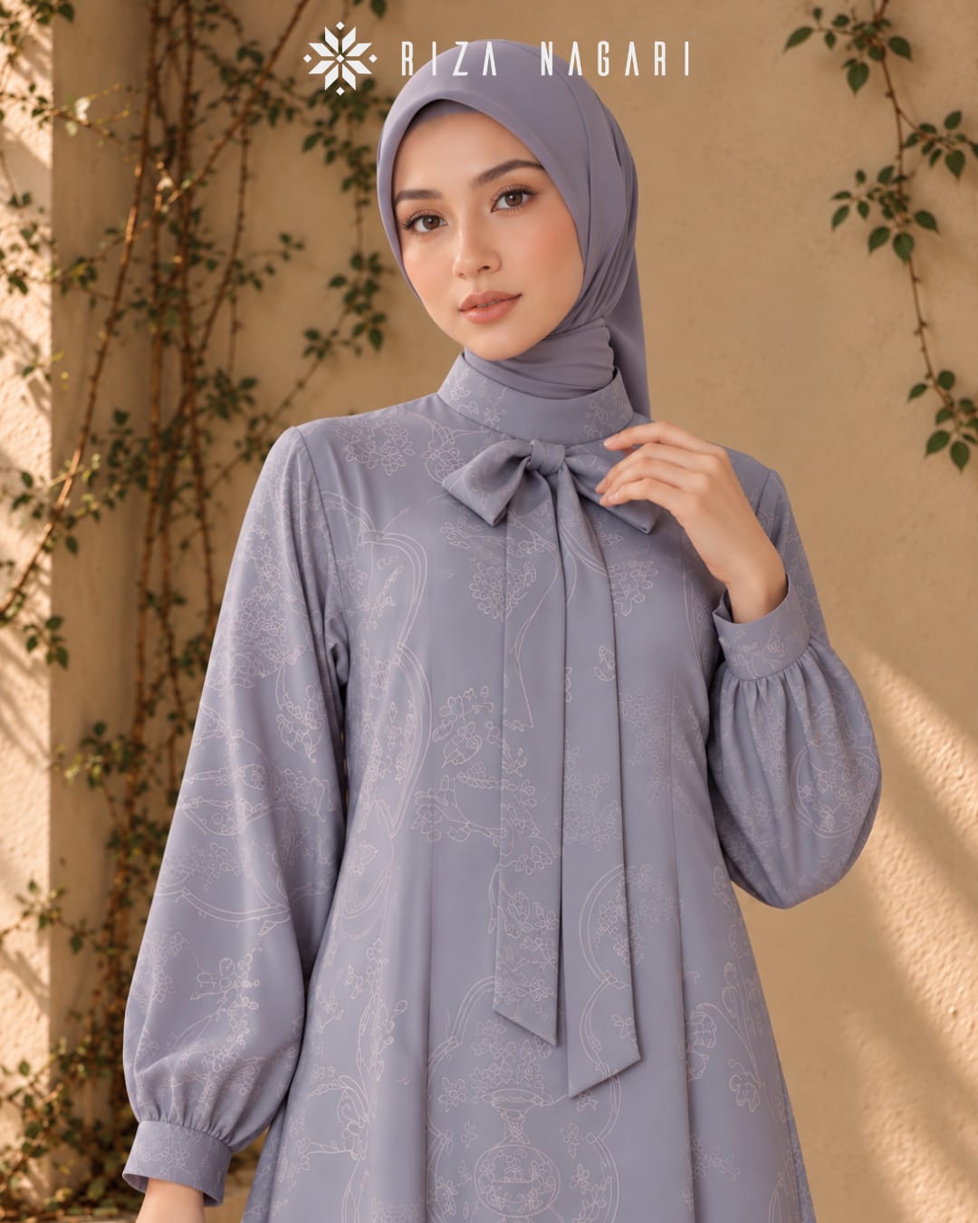 Ribbon Dress - Silver
