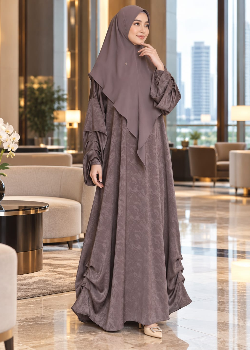 Belle Abaya - Espresso