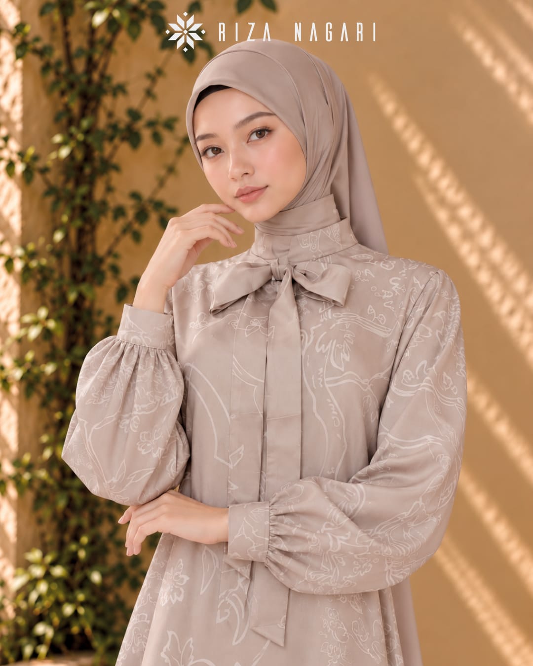 Ribbon Dress - Cream