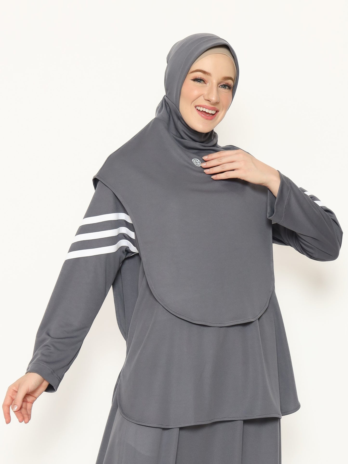 Bow Top - Dark Grey